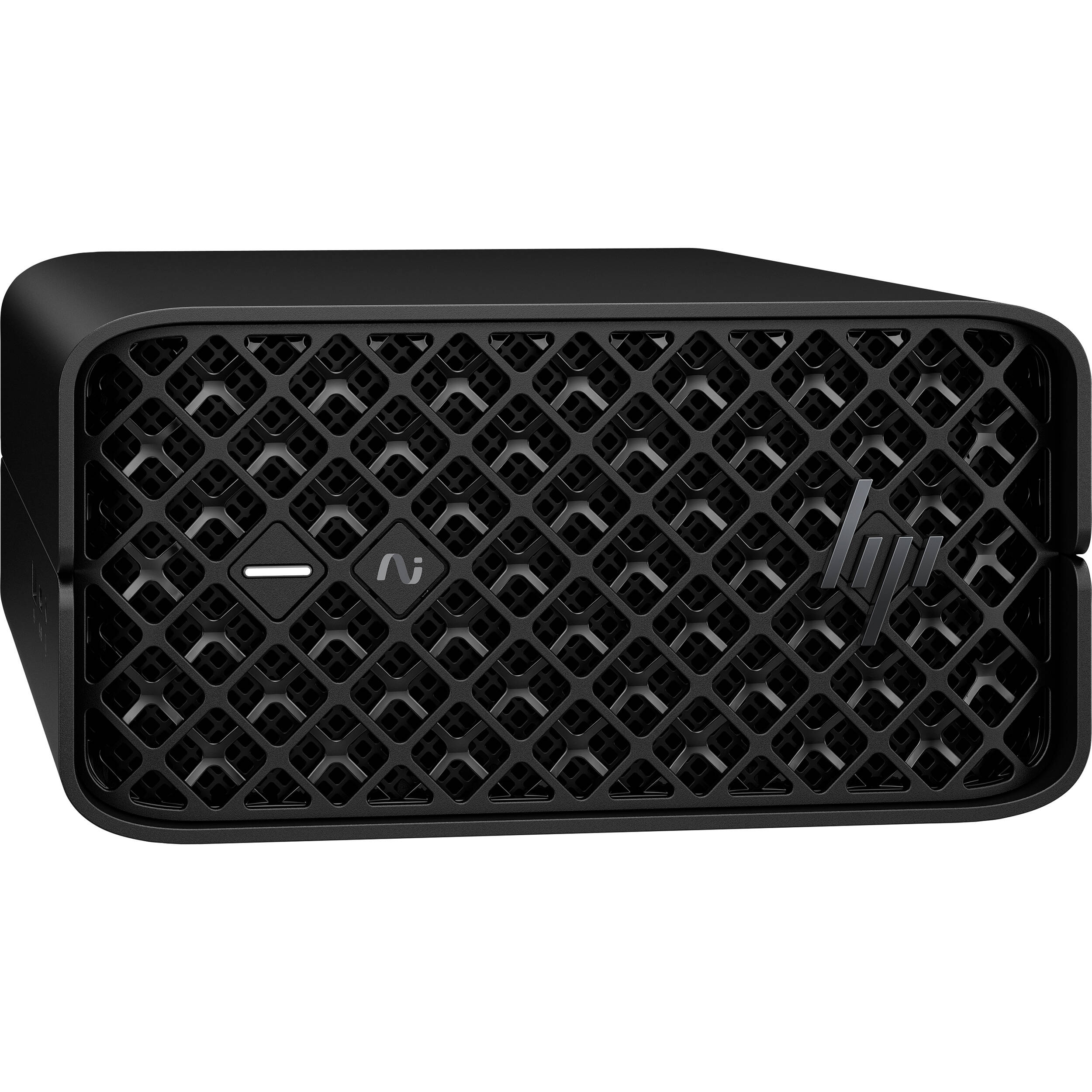 HP Z2 Mini G1a compact workstation desktop with AMD Ryzen AI Max Pro 390, 64 GB memory, and 1 TB SSD — view 6
