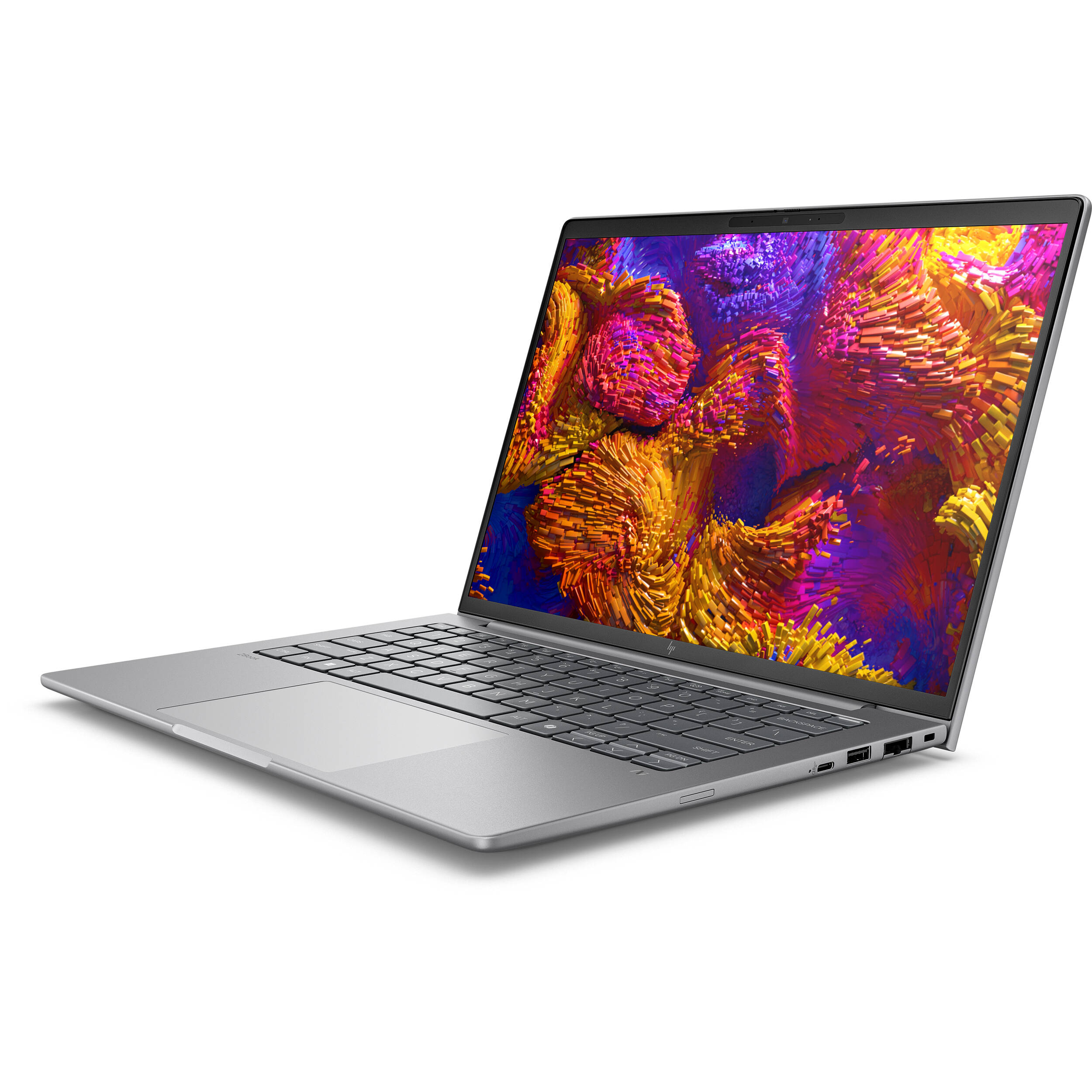 HP ZBook 8 G1ak 14-inch mobile workstation with Ryzen AI 7 Pro 350 and 2.5K touchscreen display — view 3