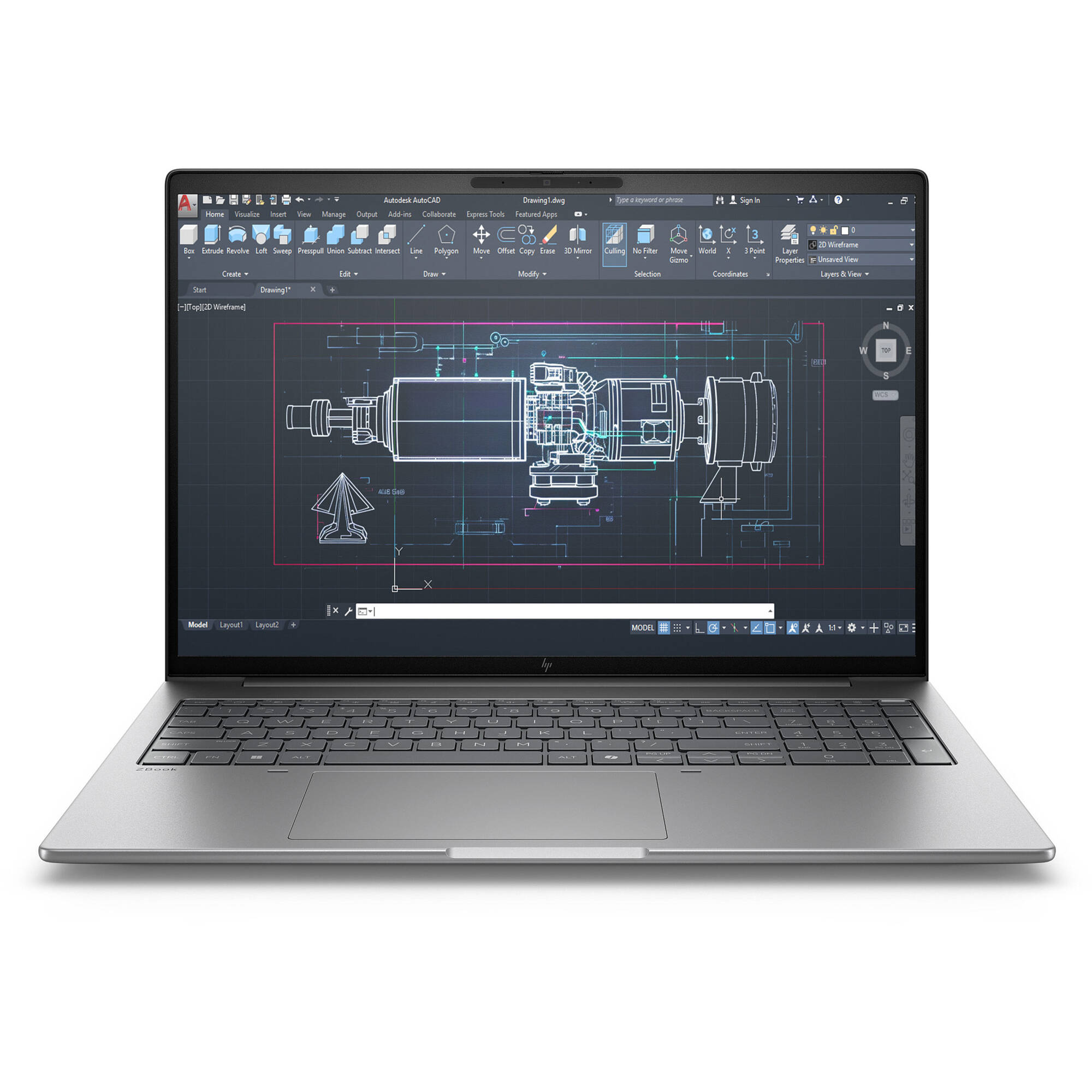 HP ZBook 8 G1i 16 mobile workstation with 16-inch WUXGA touchscreen — view 2
