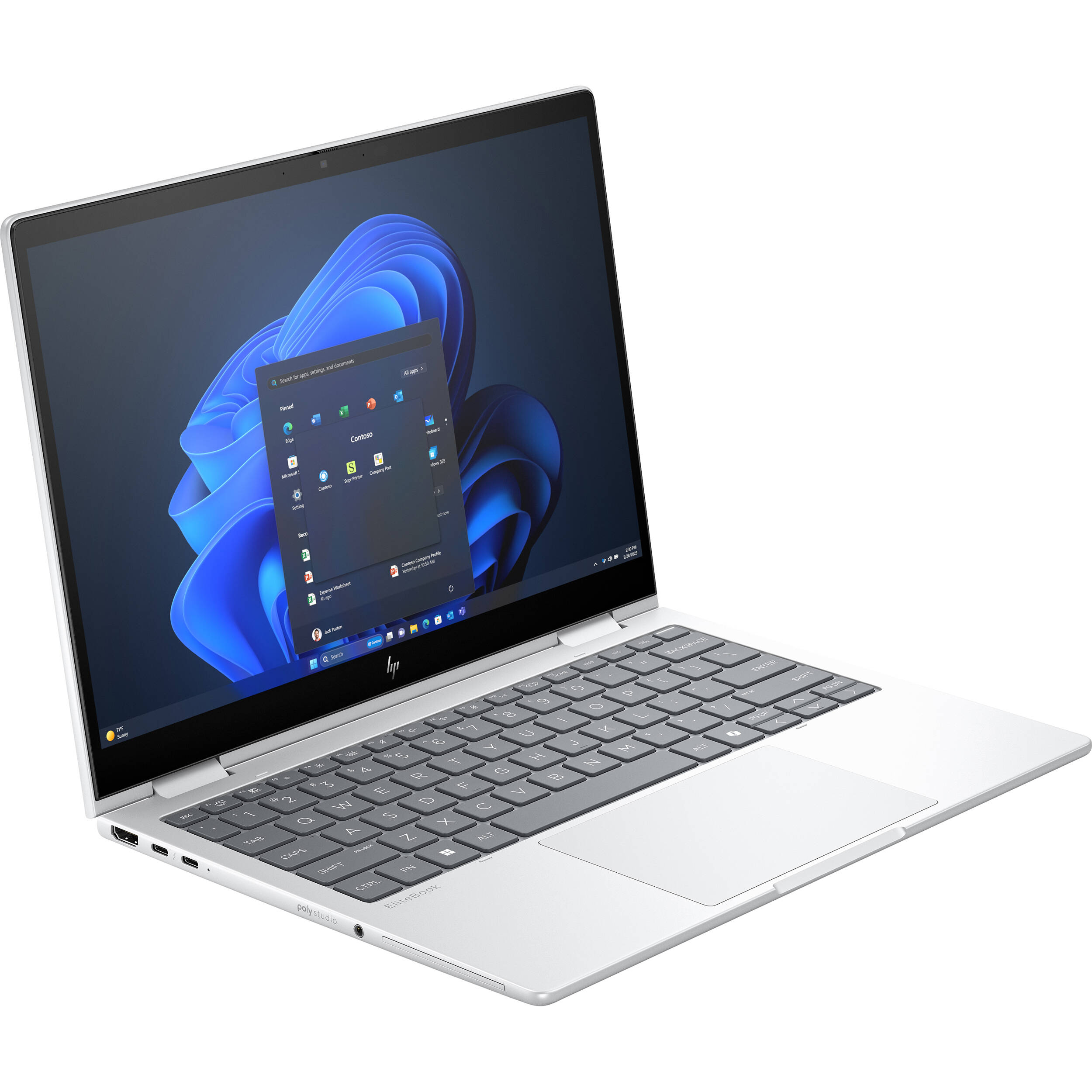 HP 13.3-inch EliteBook 2-in-1 with Intel U7 265U, 32 GB memory, and 512 GB SSD — view 3