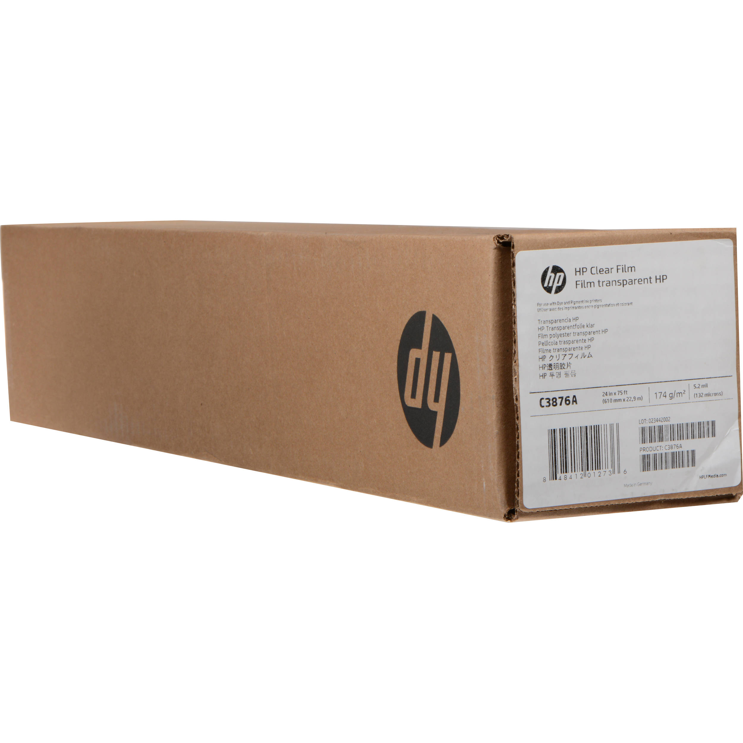 Clear film roll 24 in x 75 ft for large-format presentation overlays — view 2