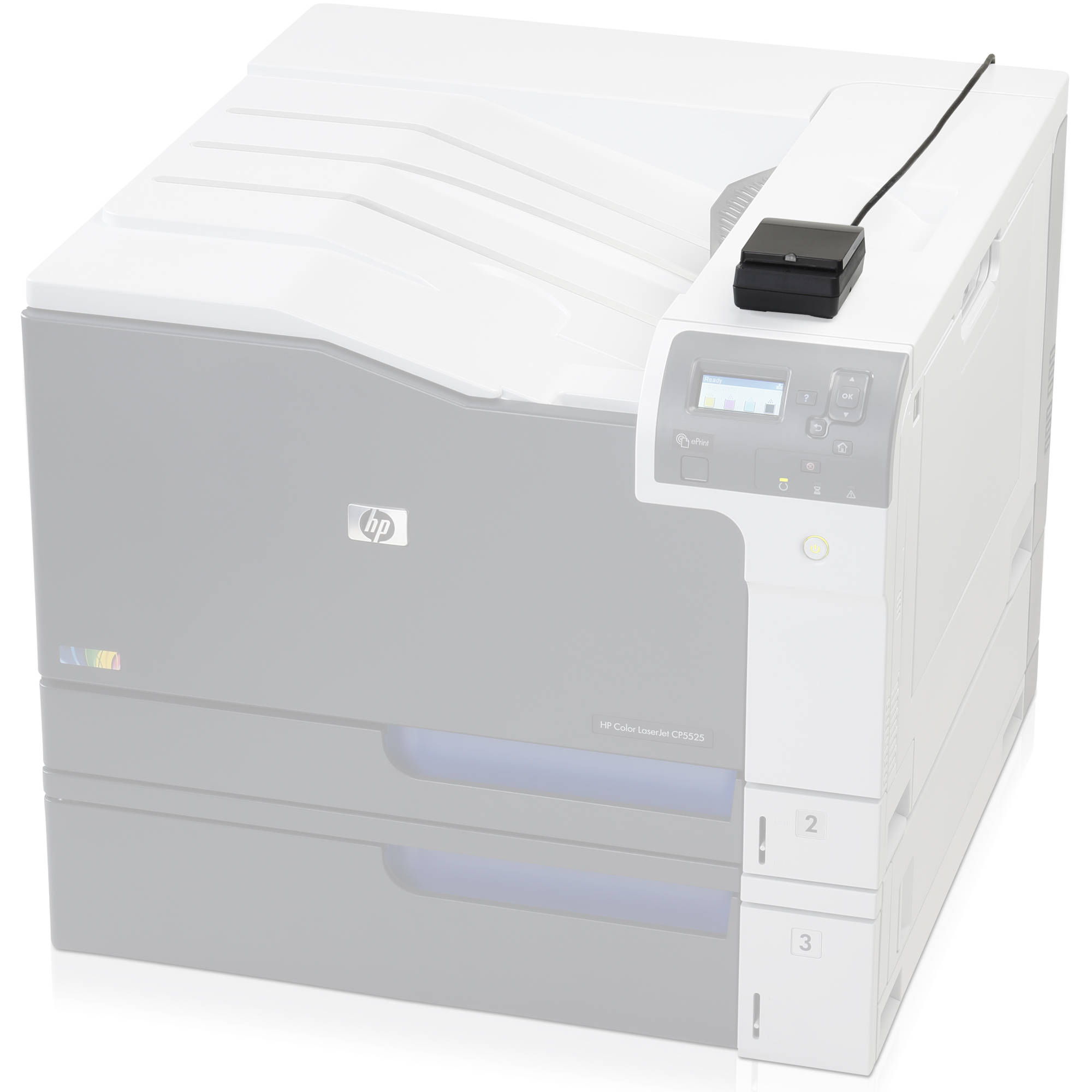 HP CC543B#201 USB smart card reader for CAC/PIV authentication and TAA-compliant enterprise access — view 4