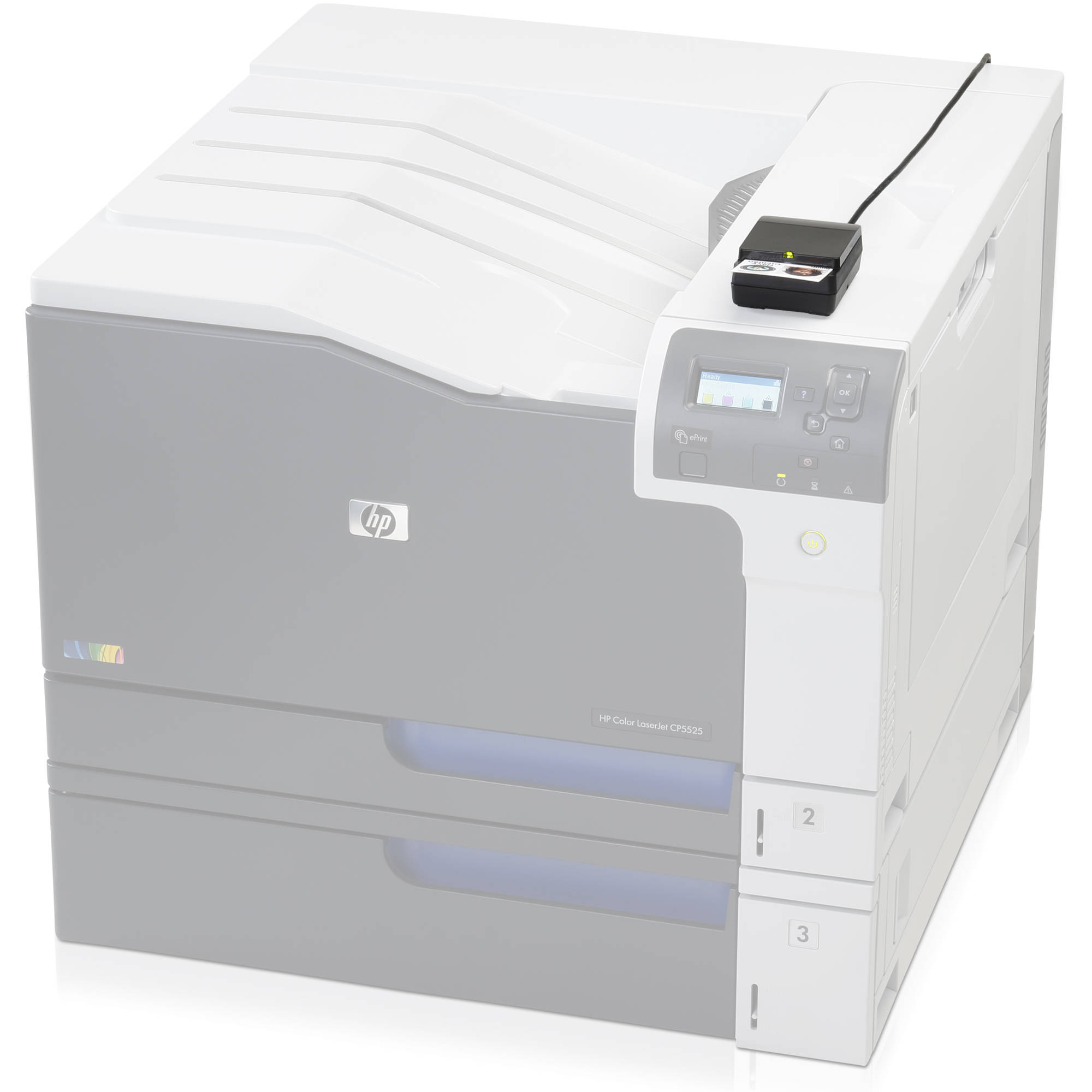 HP CC543B#201 USB smart card reader for CAC/PIV authentication and TAA-compliant enterprise access — view 5