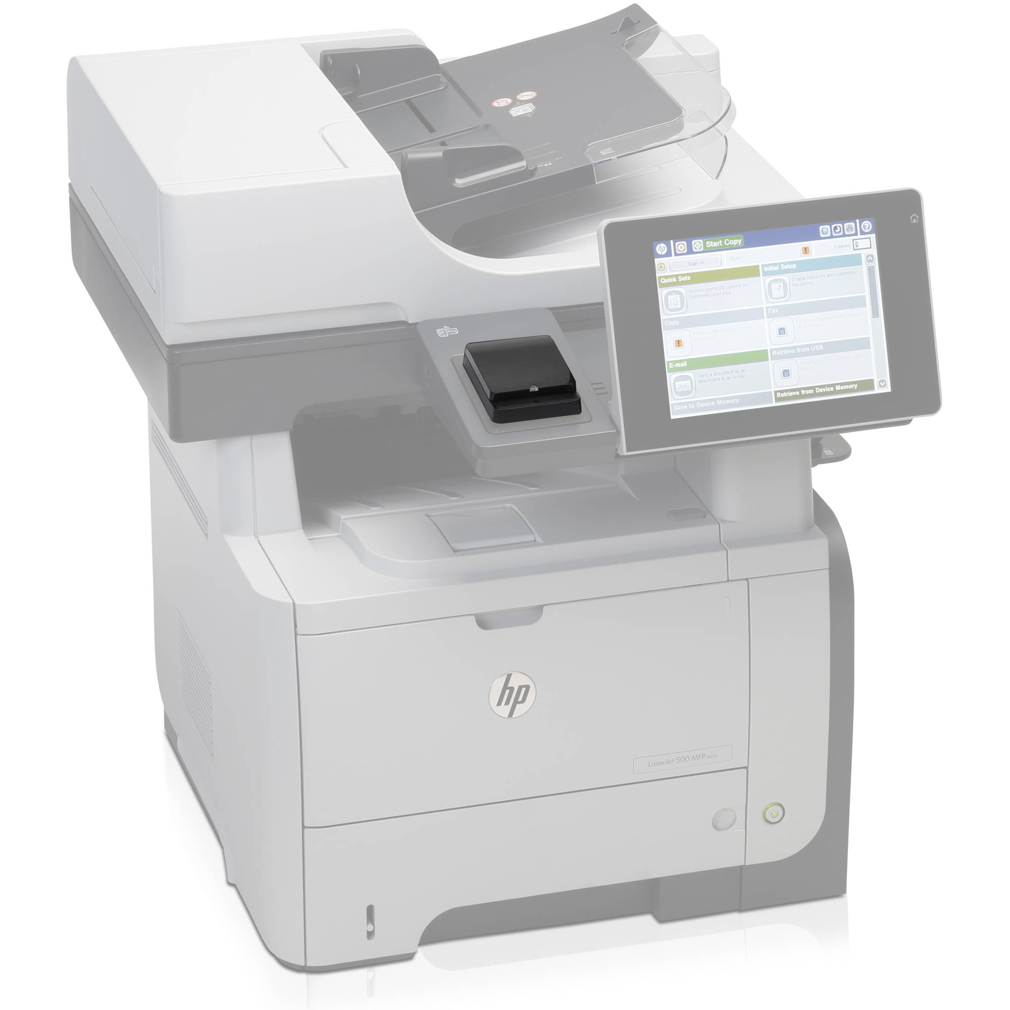 HP CC543B#201 USB smart card reader for CAC/PIV authentication and TAA-compliant enterprise access — view 6