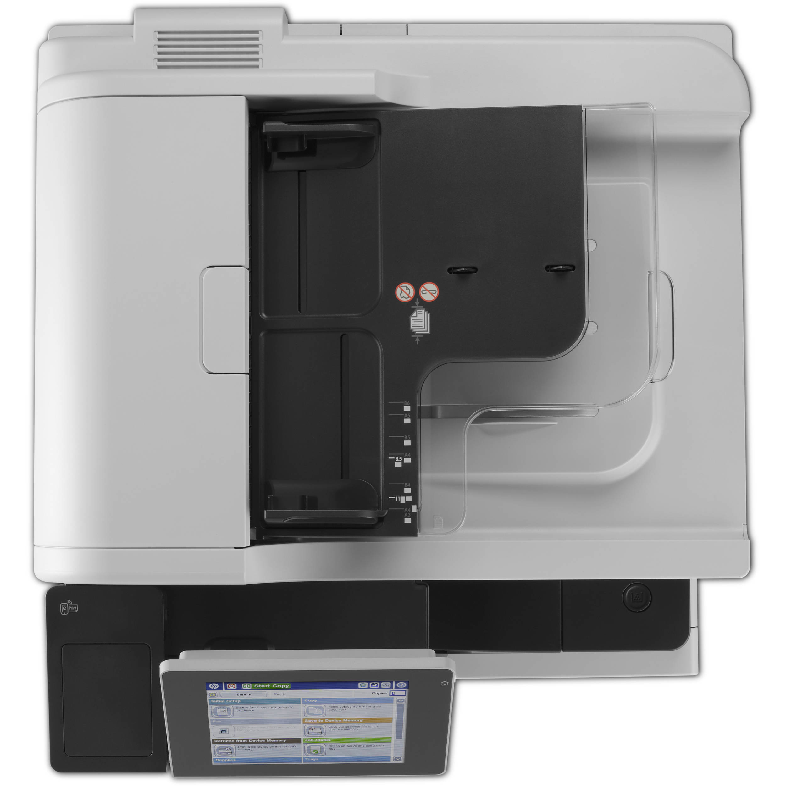HP LaserJet Enterprise MFP M725z monochrome multifunction printer for enterprise office workflows — view 10