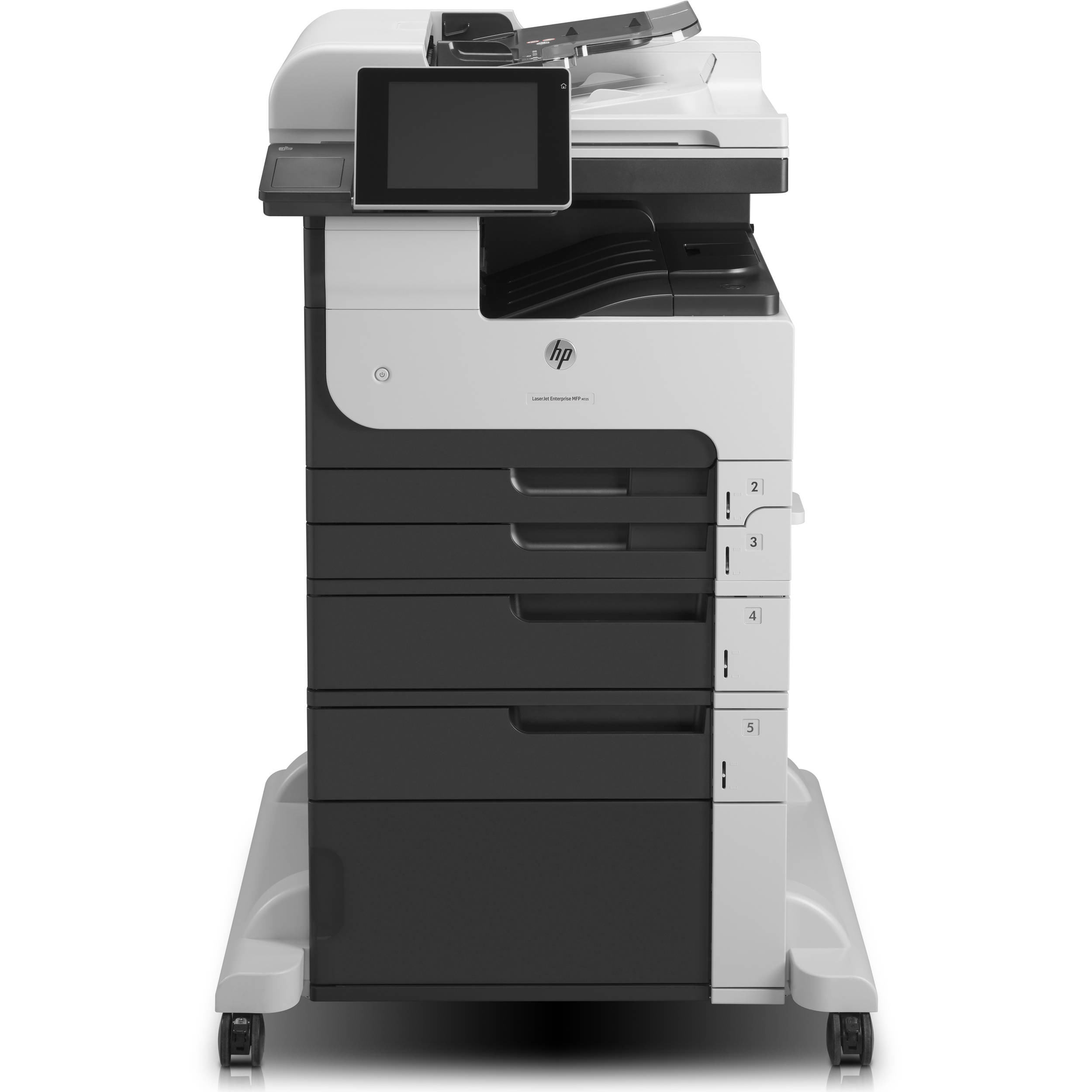 HP LaserJet Enterprise MFP M725z monochrome multifunction printer for enterprise office workflows — view 5