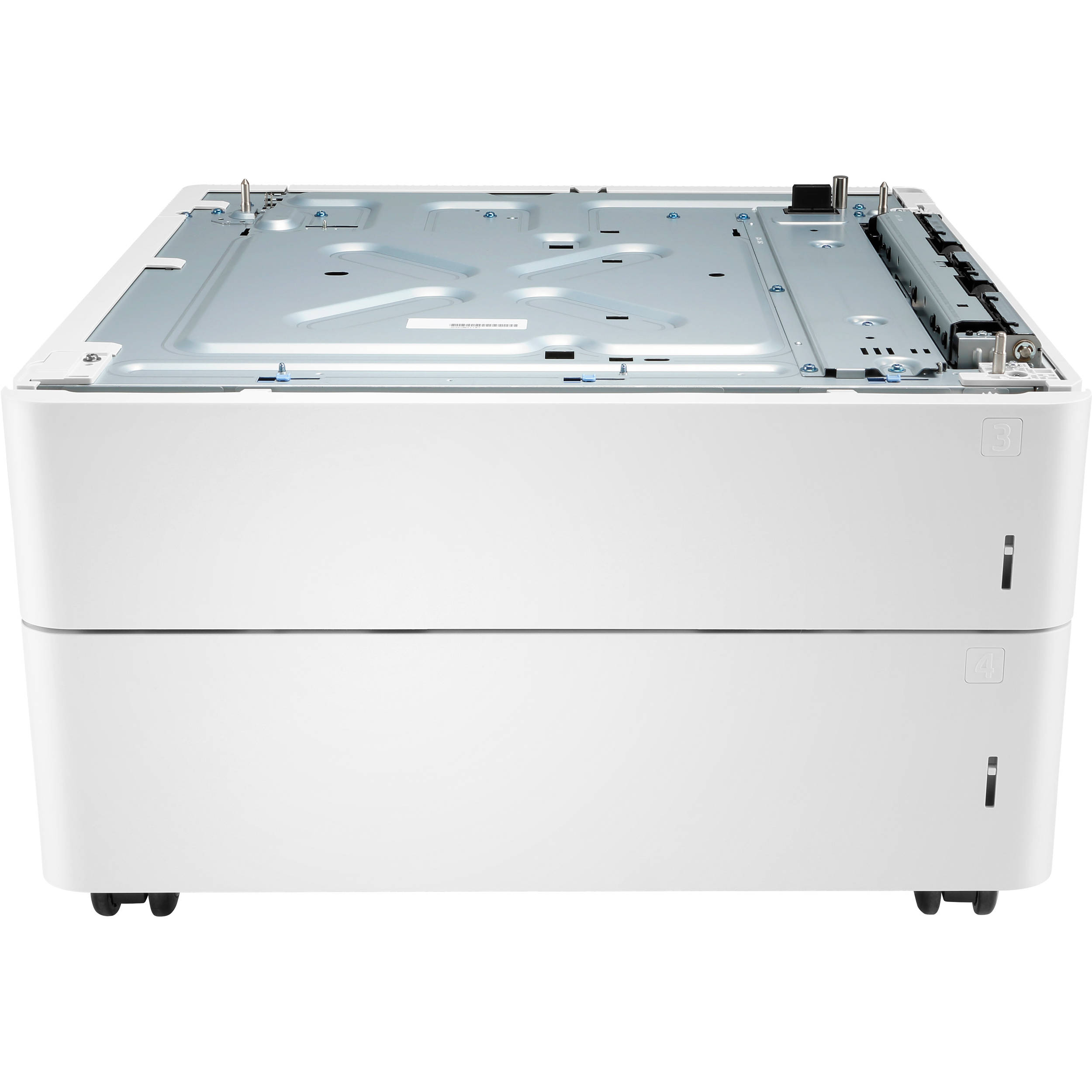 HP LaserJet 2x550-sheet paper tray and stand accessory for expanded print capacity — view 2