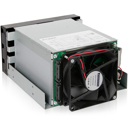 ICY DOCK FATCAGE MB153SP-B 3BAY EZ-TRAY 3.5 SATA HOT-SWAP BACKPLANE CAGE — view 7