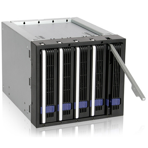 ICY DOCK FATCAGE MB155SP-B 5BAY EZ-TRAY 3.5 SATA HOT-SWAP BACKPLANE CAGE — view 2