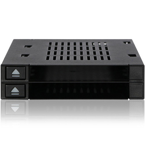 ICY DOCK FLEXIDOCK MB522SP-B dual 2.5-inch trayless hot-swap mobile rack for 5.25-inch bay — view 5