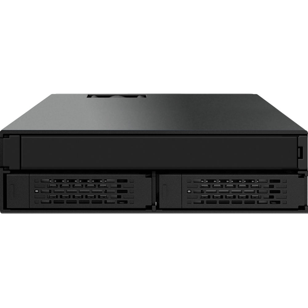 ICY DOCK TOUGHARMOR MB994IPO-3SB metal dual 2.5-inch odd-bay drive enclosure — view 2