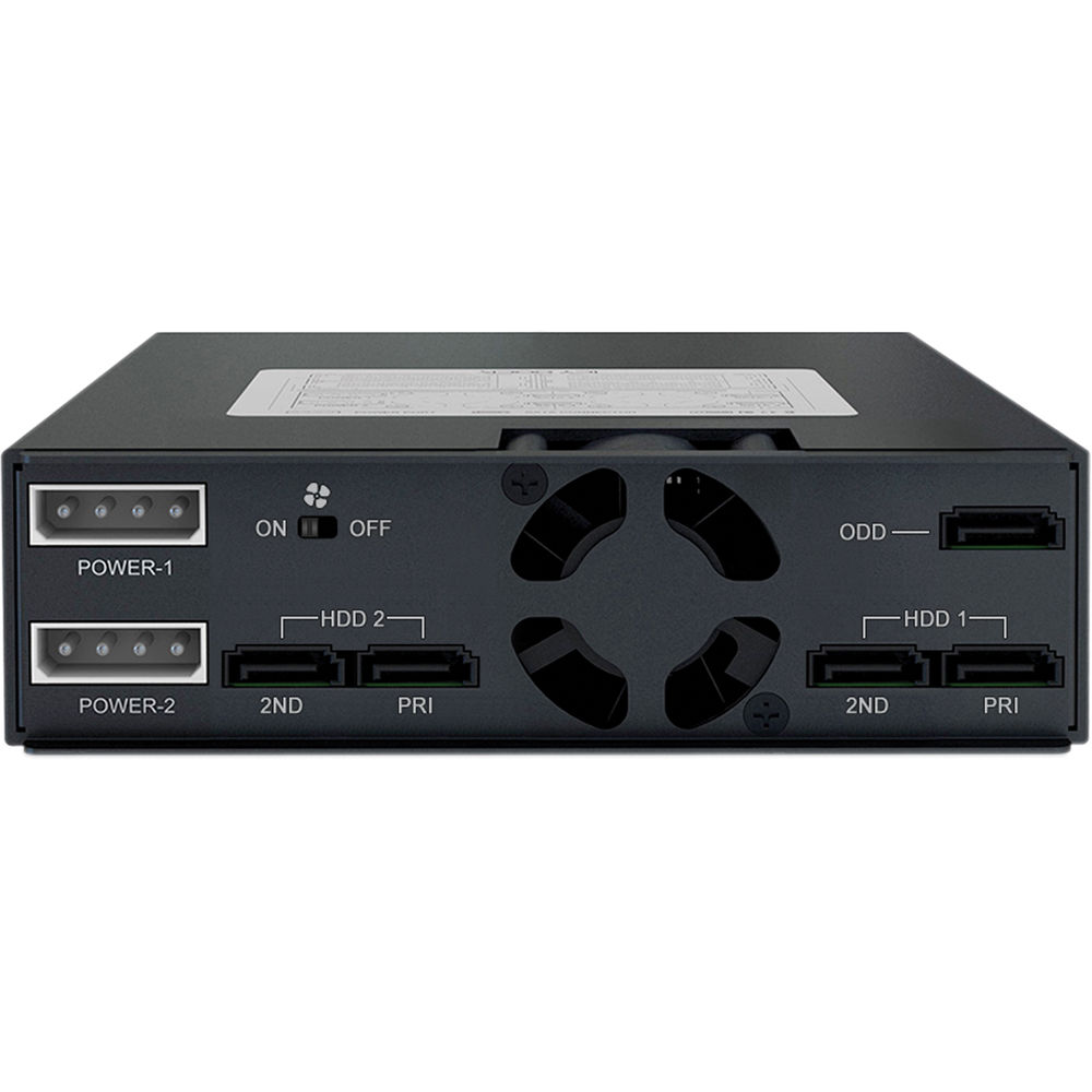 ICY DOCK TOUGHARMOR MB994IPO-3SB metal dual 2.5-inch odd-bay drive enclosure — view 4