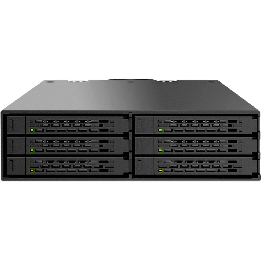 ICY DOCK TOUGHARMOR MB996SP-6SB METAL 6X SATA 2.5 MOBILE RACK — view 2