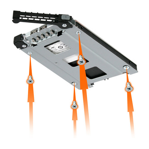 ICY DOCK TOUGHARMOR MB998SP-B metal internal 8-bay 2.5-inch SATA mobile rack with cooling fan — view 8