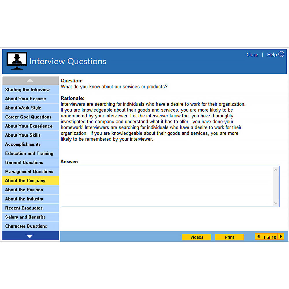 ResumeMaker Pro Deluxe 20 ESD resume creation software for professional job applications — view 10