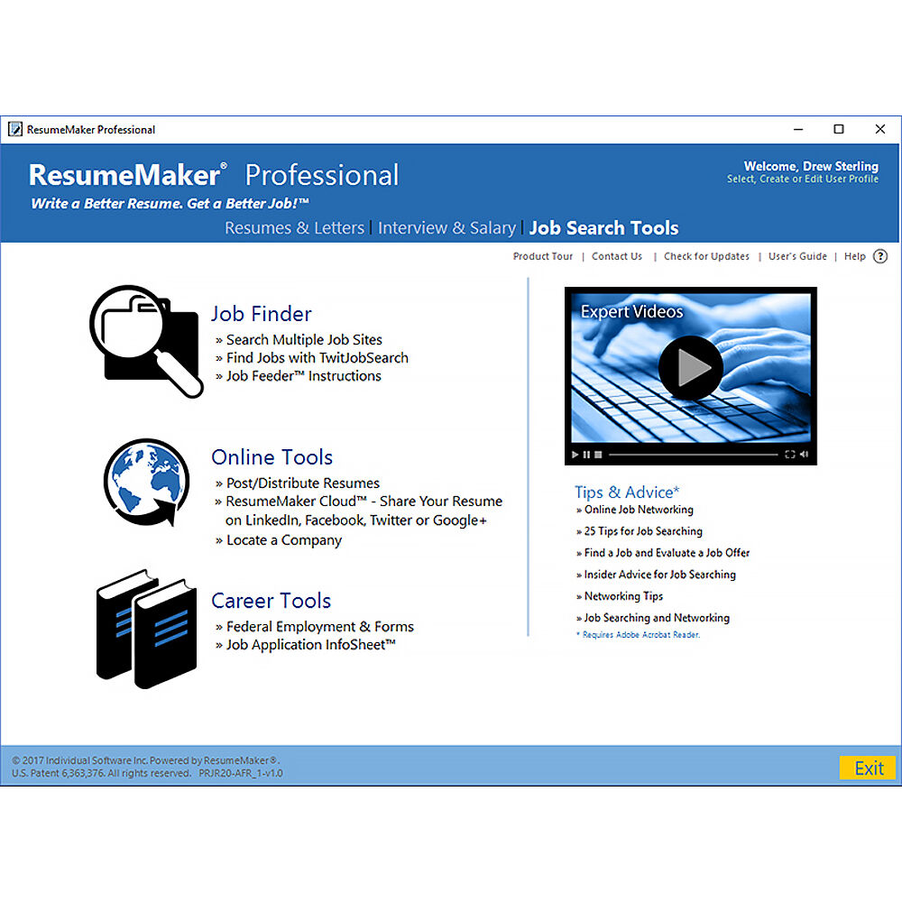 ResumeMaker Pro Deluxe 20 ESD resume creation software for professional job applications — view 12
