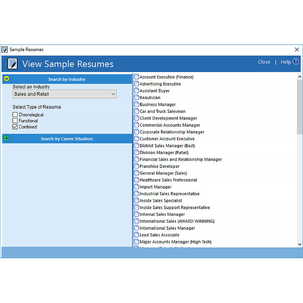 ResumeMaker Pro Deluxe 20 ESD resume creation software for professional job applications — view 4