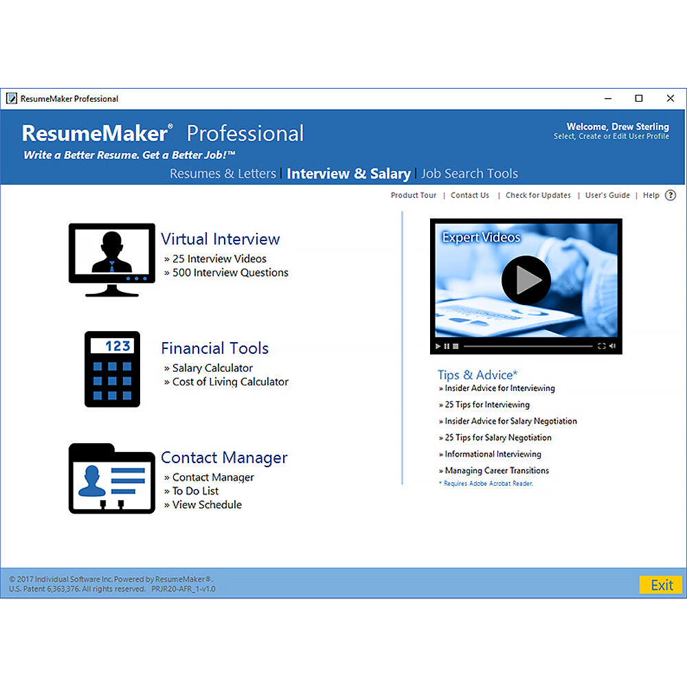 ResumeMaker Pro Deluxe 20 ESD resume creation software for professional job applications — view 8