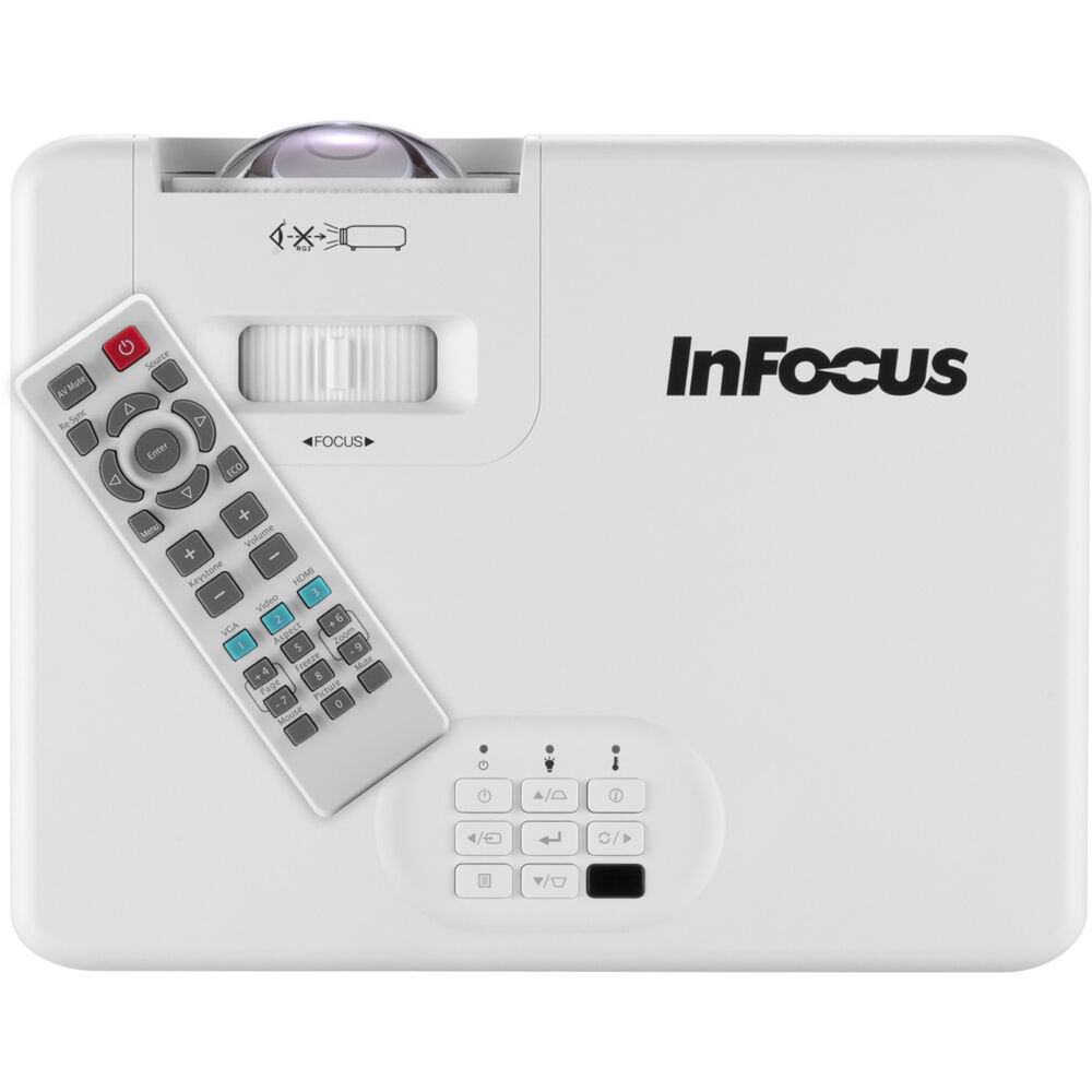 InFocus IN1028ST Nemesis II short throw 1080p projector for conference rooms — view 7