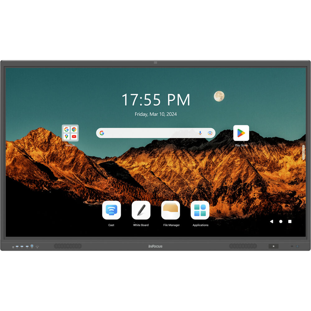 InFocus IN6513 65 inch interactive display for conference room collaboration and video conferencing — view 2