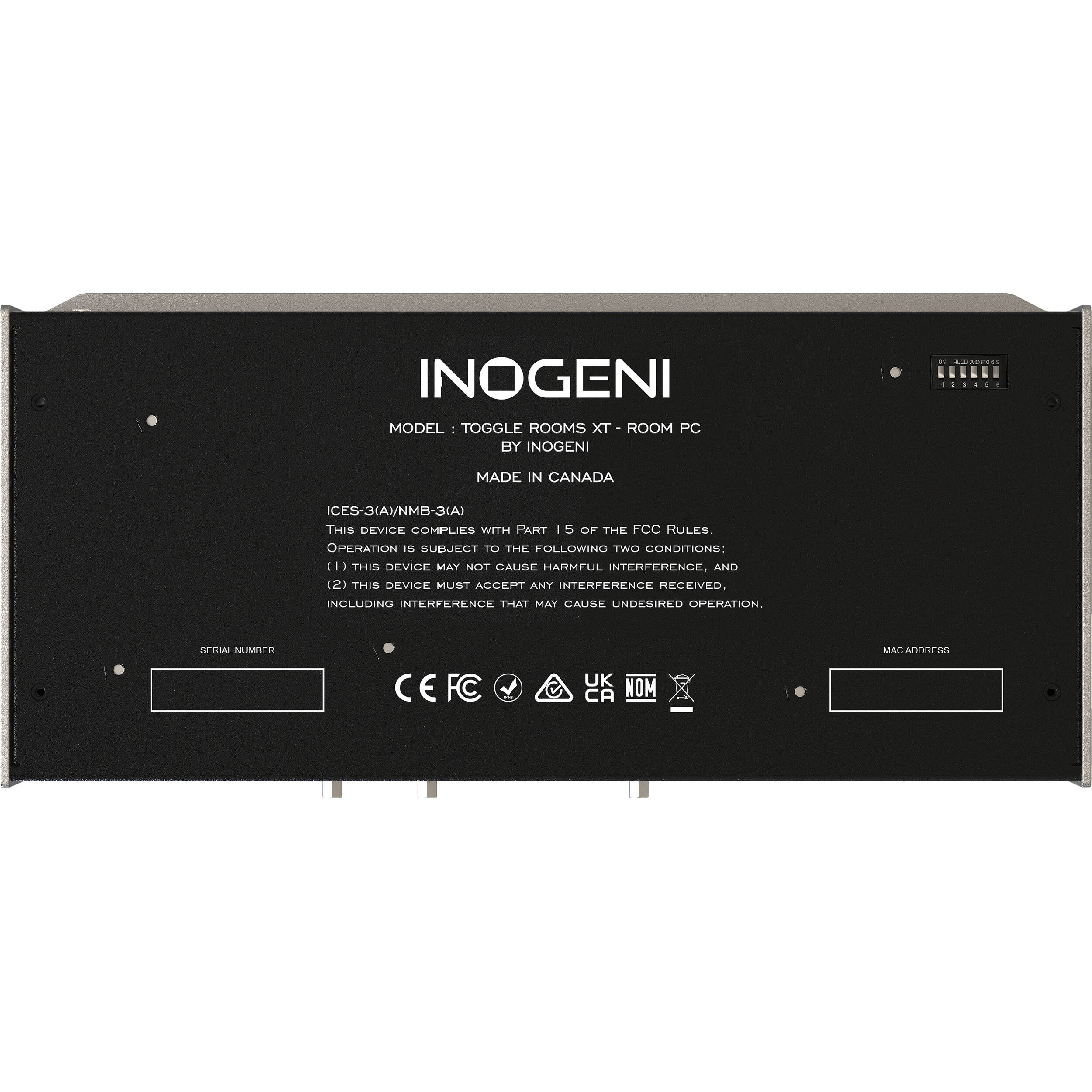 INOGENI TOGGLE ROOMS XT BYOD BYOM switcher for hybrid meeting rooms and enterprise collaboration — view 9