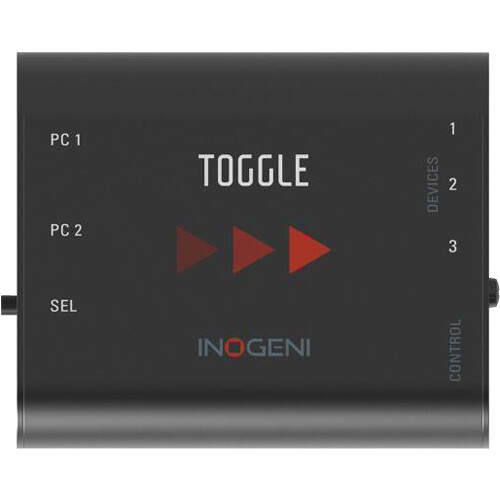 INOGENI TOGGLE USB 3.0 switcher for sharing one device between two PCs with automatic manual or remote switching — view 2