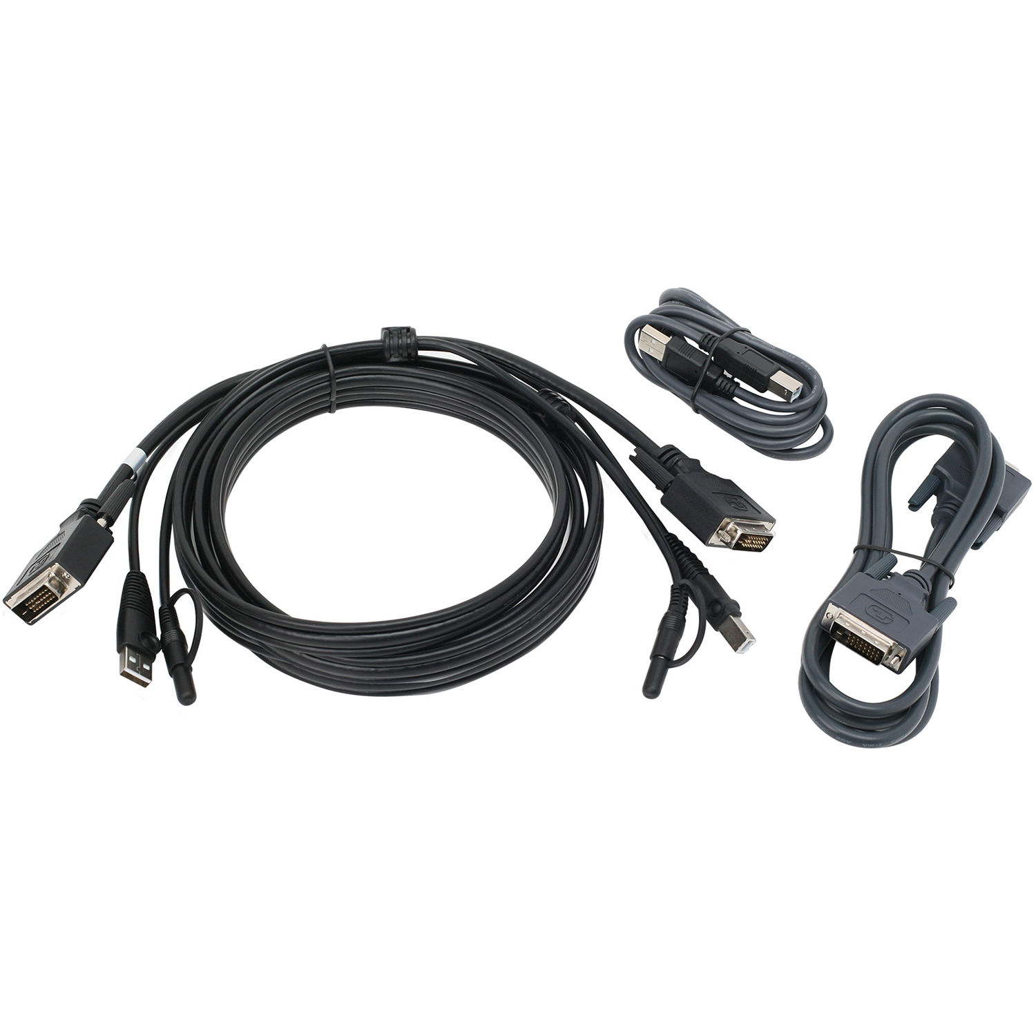 IOGEAR 10 ft dual-view DVI USB KVM cable kit with audio, TAA — view 2