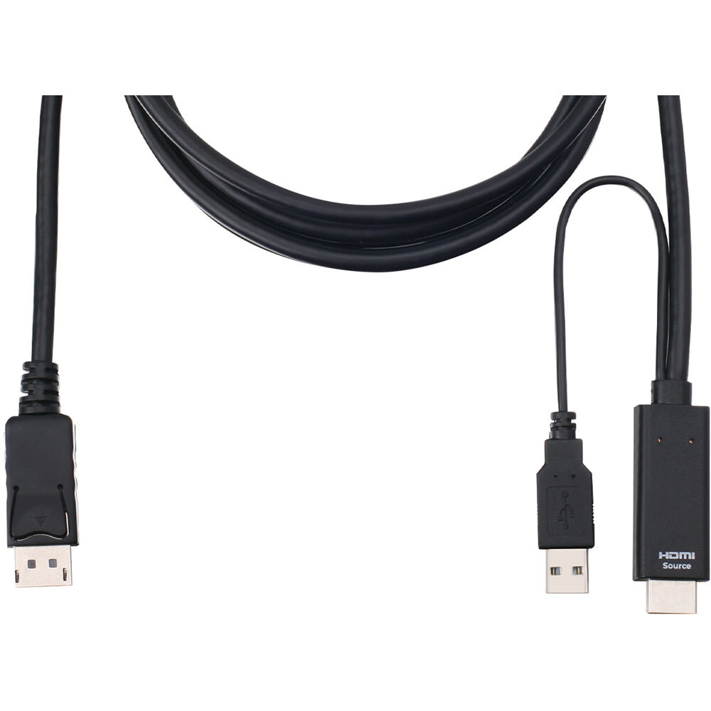 IOGEAR 6 ft 4K HDMI to DisplayPort USB KVM cable kit with audio — view 3