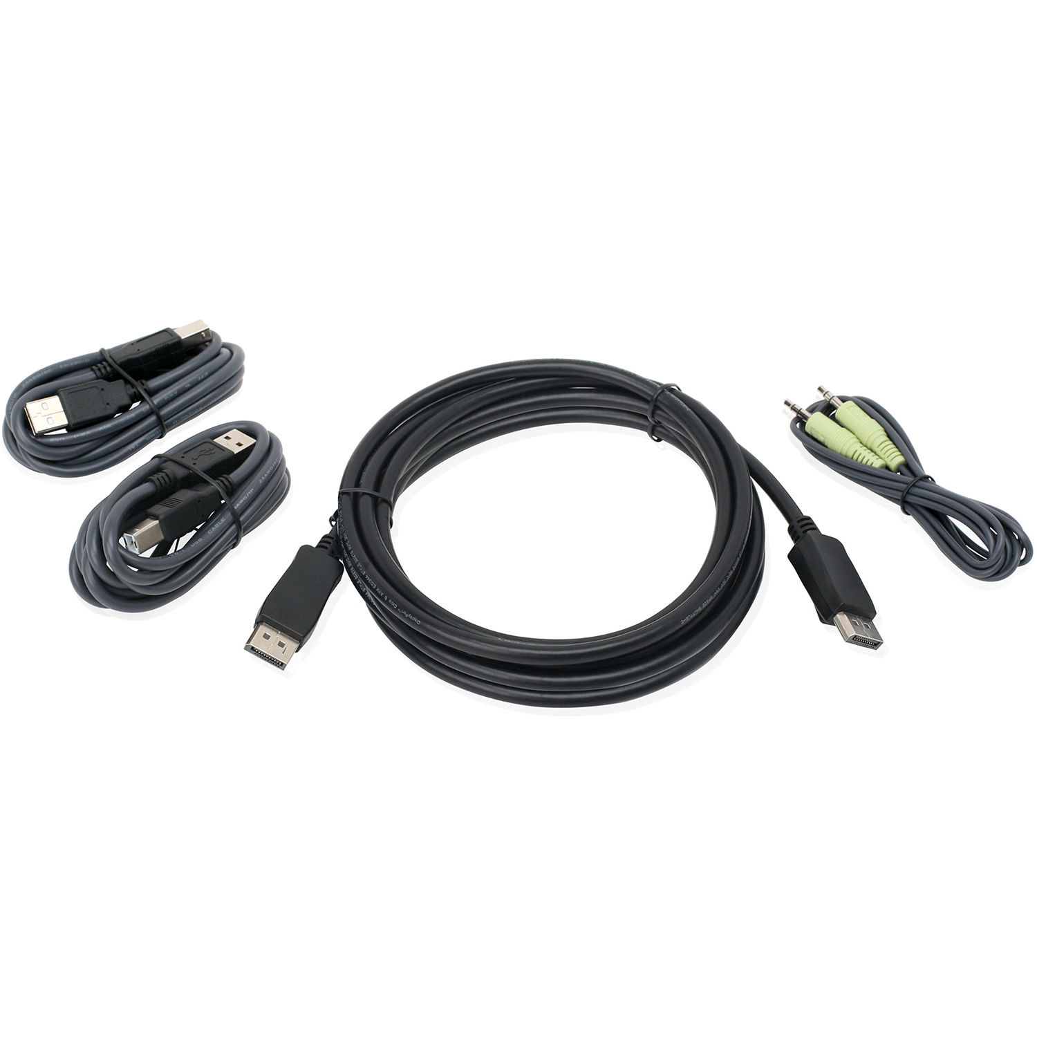 10 Ft. Displayport, USB Kvm Cable Kit with Audio (Taa)