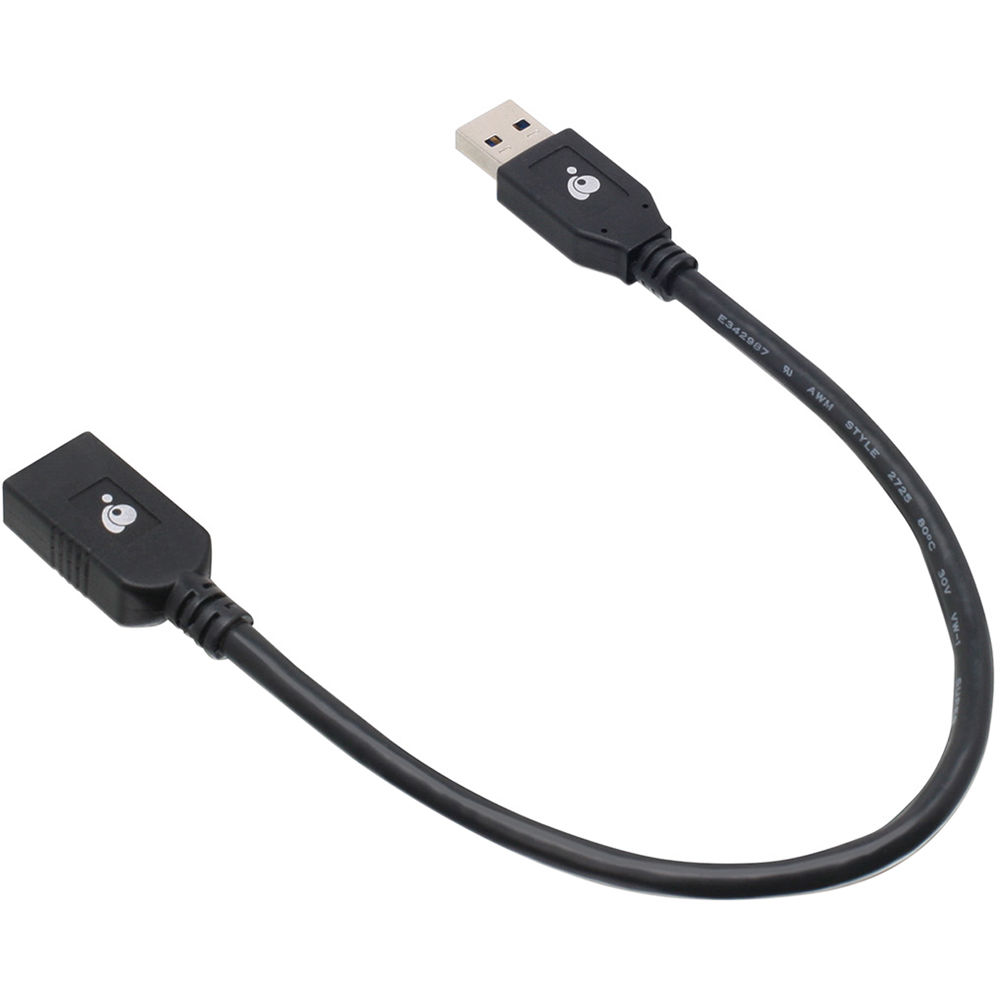 IOGEAR G2LU3AMF USB 3.0 Type A male to female extension cable for peripheral reach — view 2