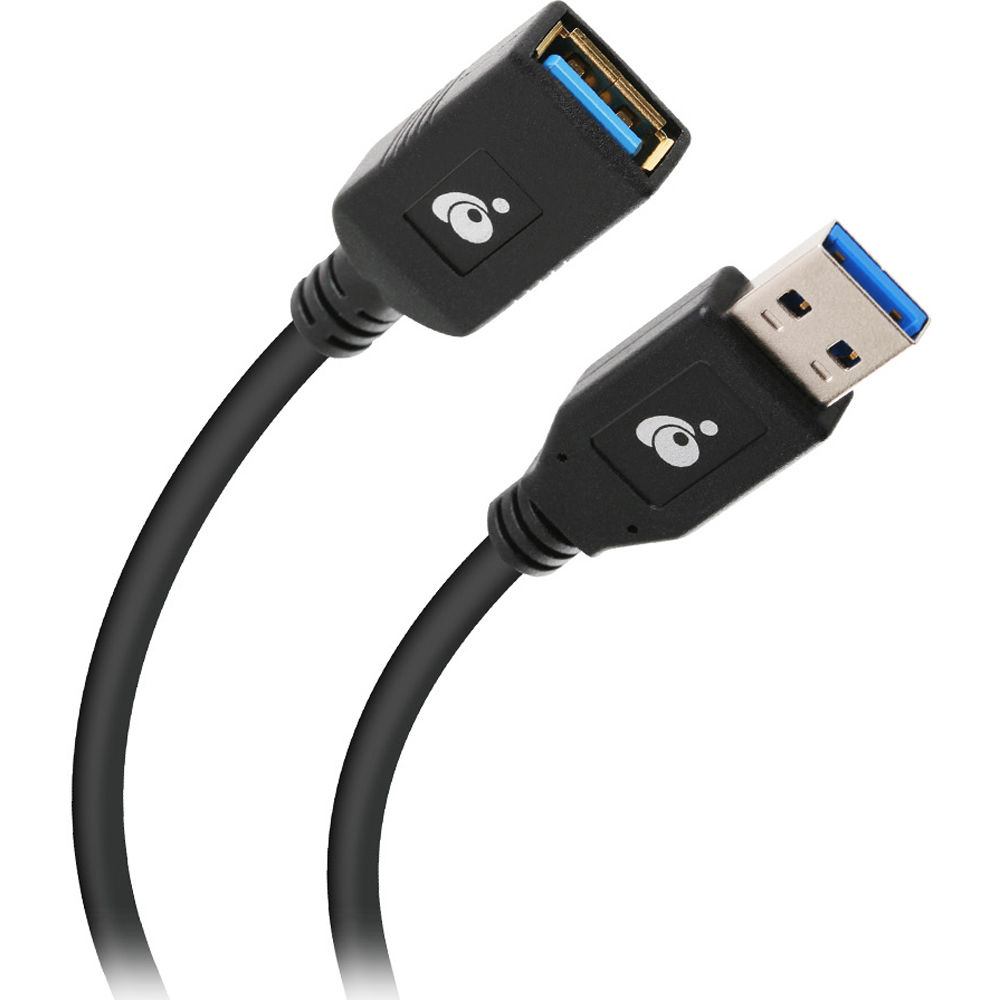 IOGEAR G2LU3AMF USB 3.0 Type A male to female extension cable for peripheral reach — view 3