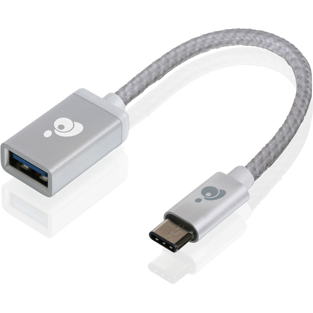 USB C to USB A Adapter Sil — view 2