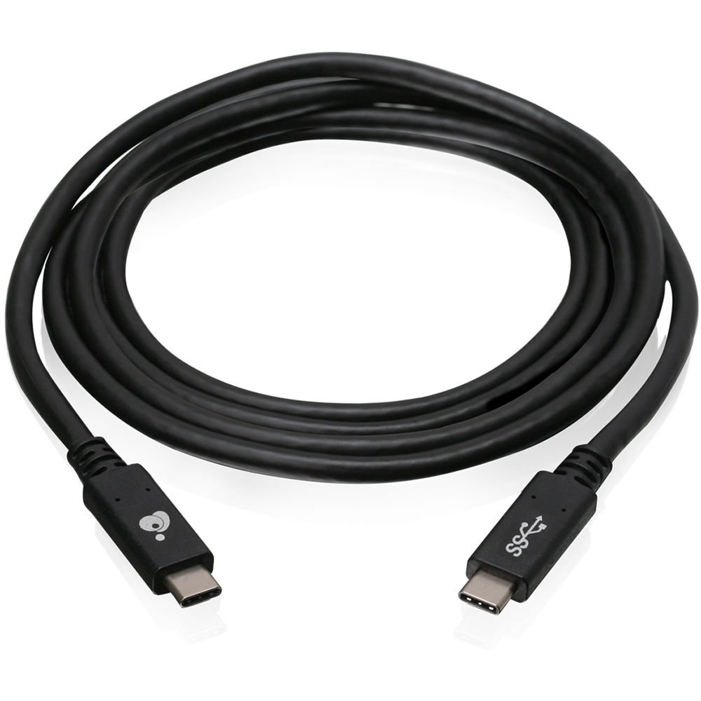USB-C to USB-C 2 meter cable with 5 Gbps data transfer and USB-IF certification — view 3