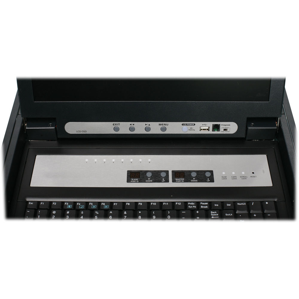 8 Port 17" LCD KVM w USB Cable — view 4