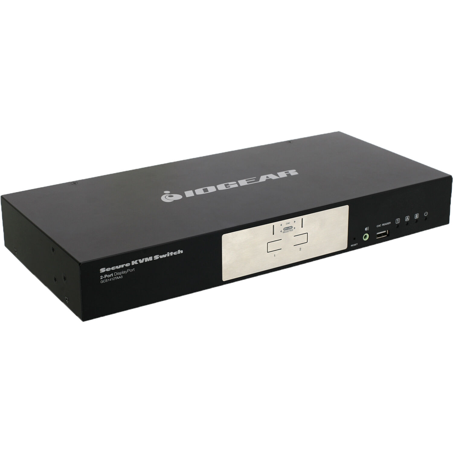 IOGEAR GCS1412TAA3 2-Port DisplayPort Secure KVM | NIAP PP 3.0, TAA