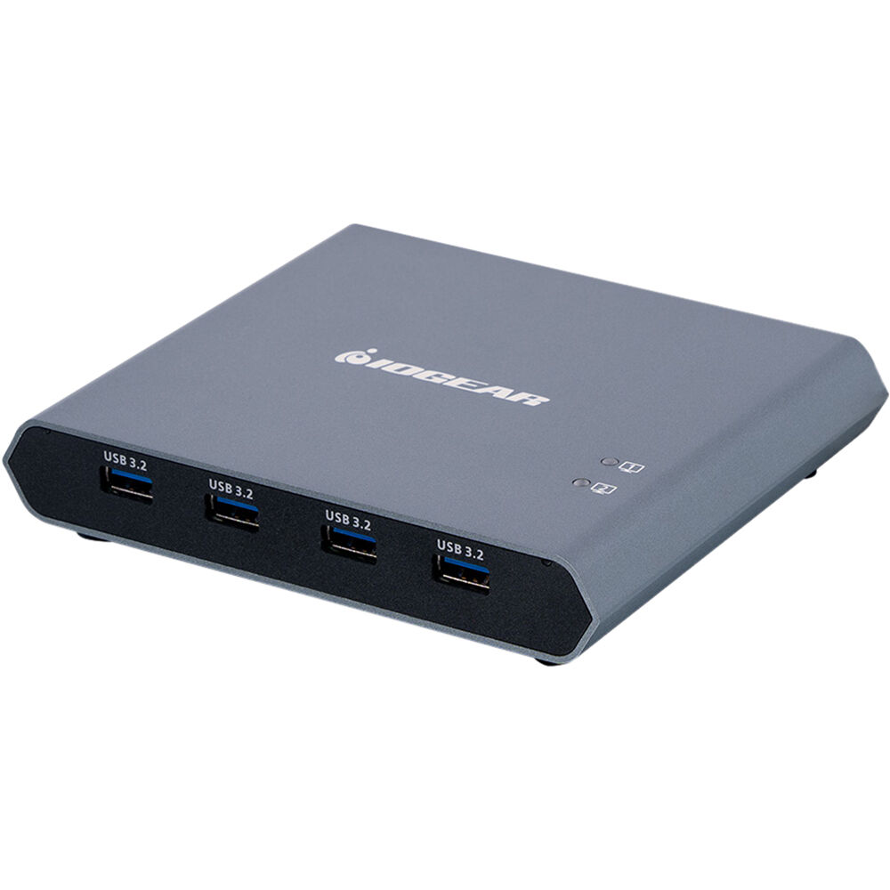 IOGEAR GCS1602CC 2-port 4K USB-C desktop KVM switch with DisplayPort output — view 2