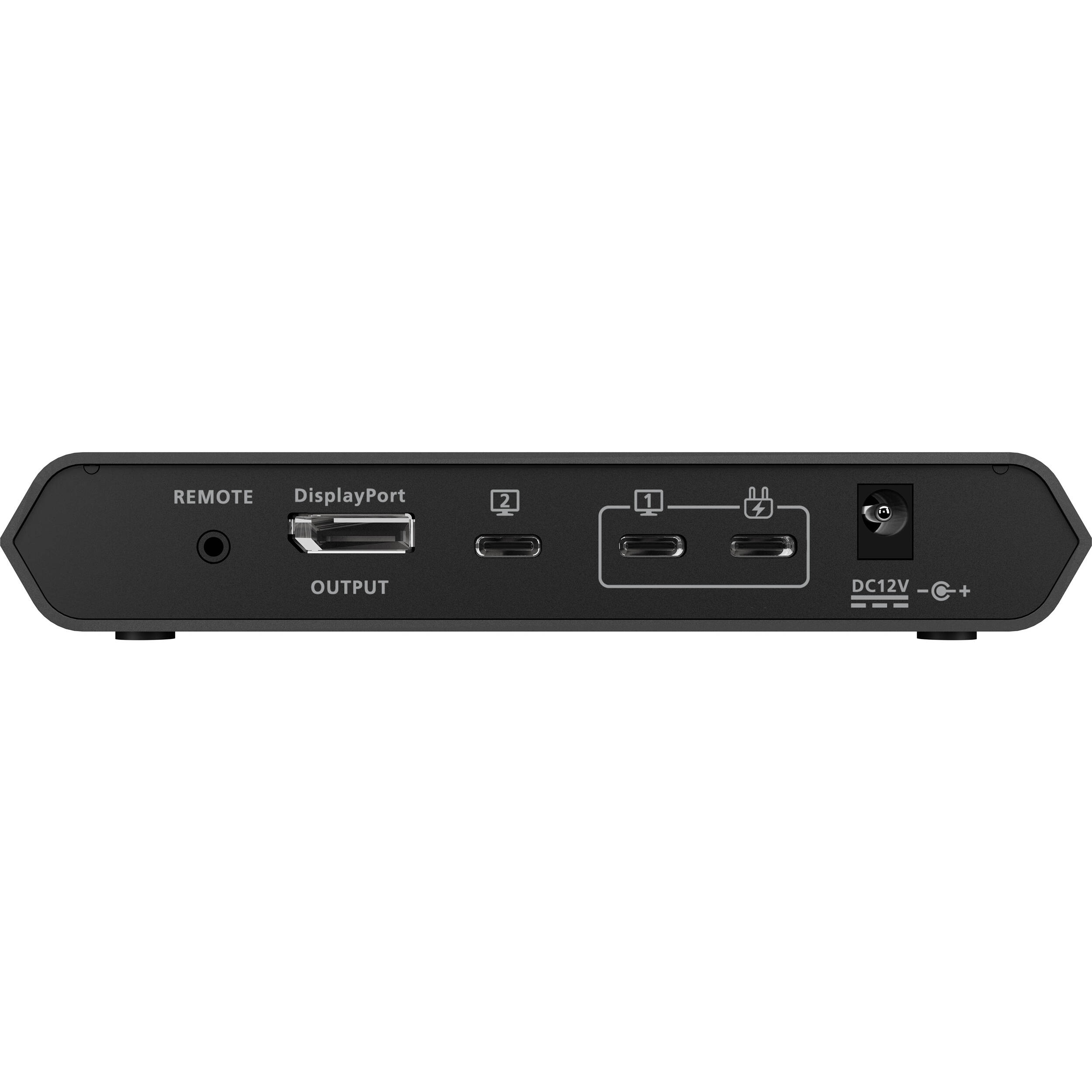 IOGEAR GCS1602CC 2-port 4K USB-C desktop KVM switch with DisplayPort output — view 4