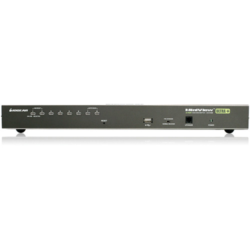 IOGEAR GCS1808KITU 8-port combo VGA KVMP switch for centralized server control — view 2