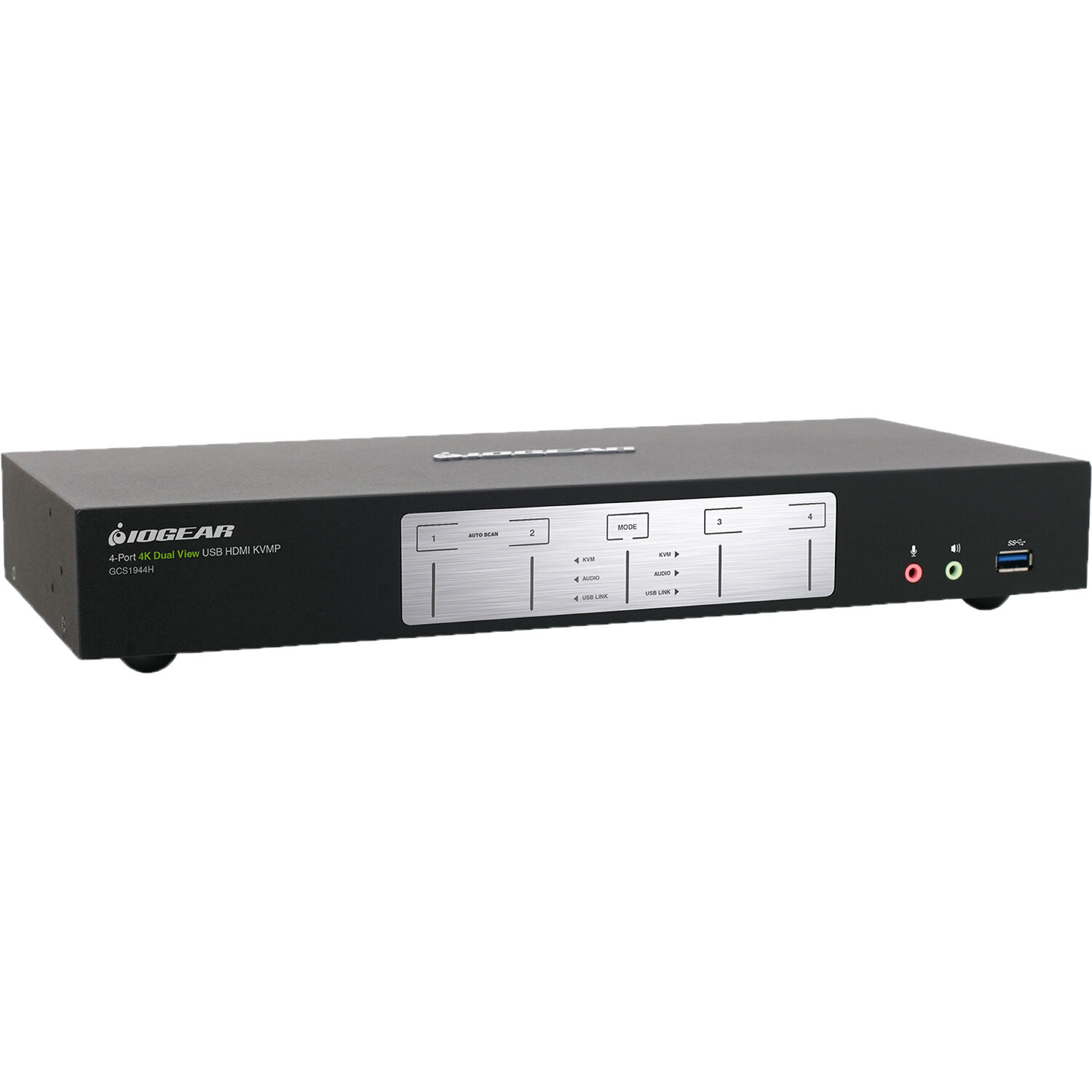 IOGEAR GCS1944H 4-Port 4K Dual View KVMP HDMI TAA | KVM, Enterprise