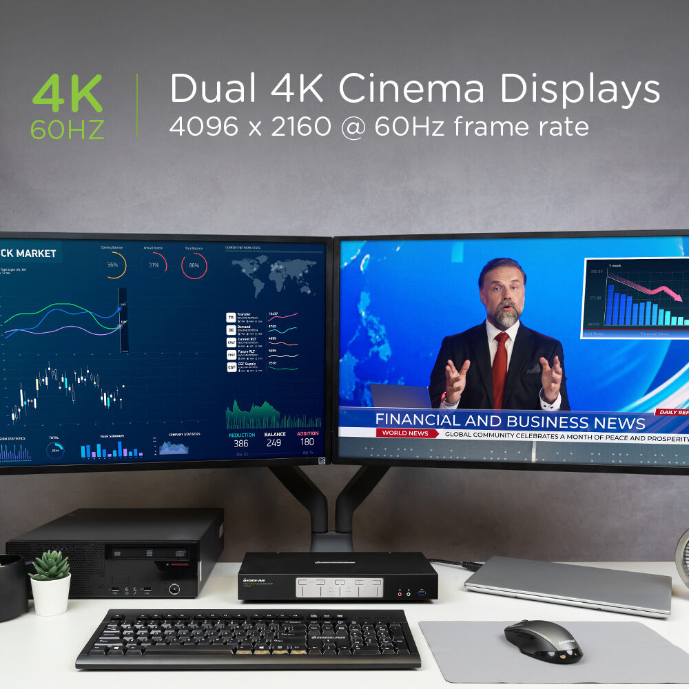 IOGEAR GCS1944H 4-port 4K dual view KVMP with HDMI TAA compliant — view 7