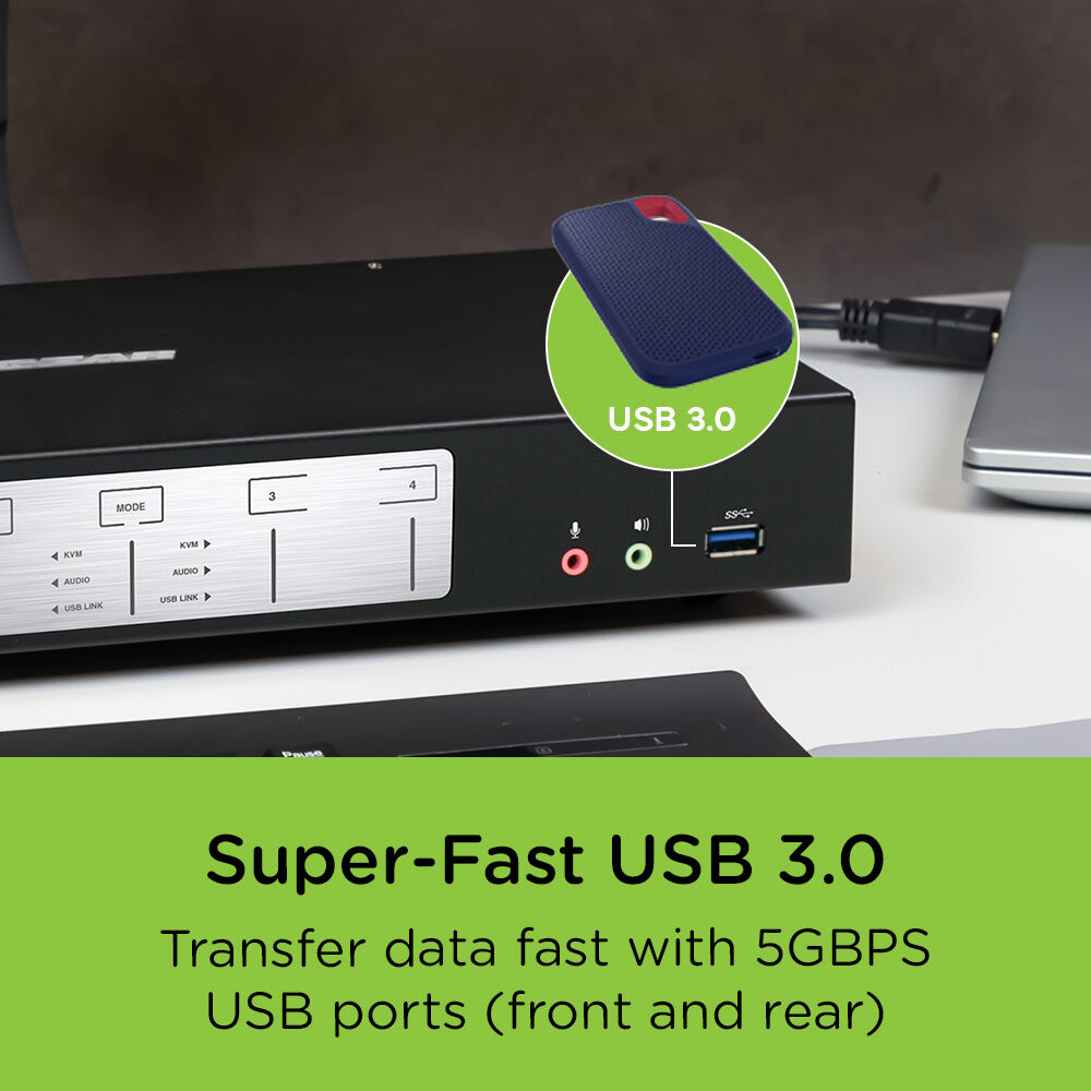 IOGEAR GCS1944H 4-port 4K dual view KVMP with HDMI TAA compliant — view 8