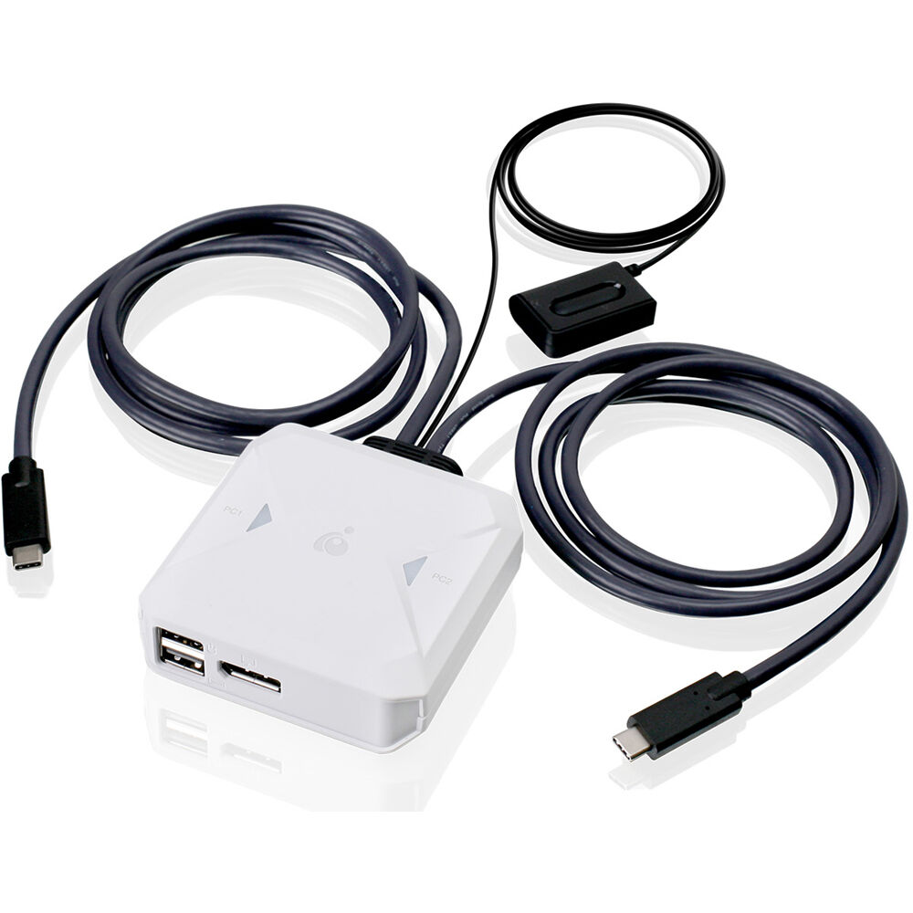 IOGEAR GCS72CC 2-port 4K USB-C KVM switch with DisplayPort output — view 4