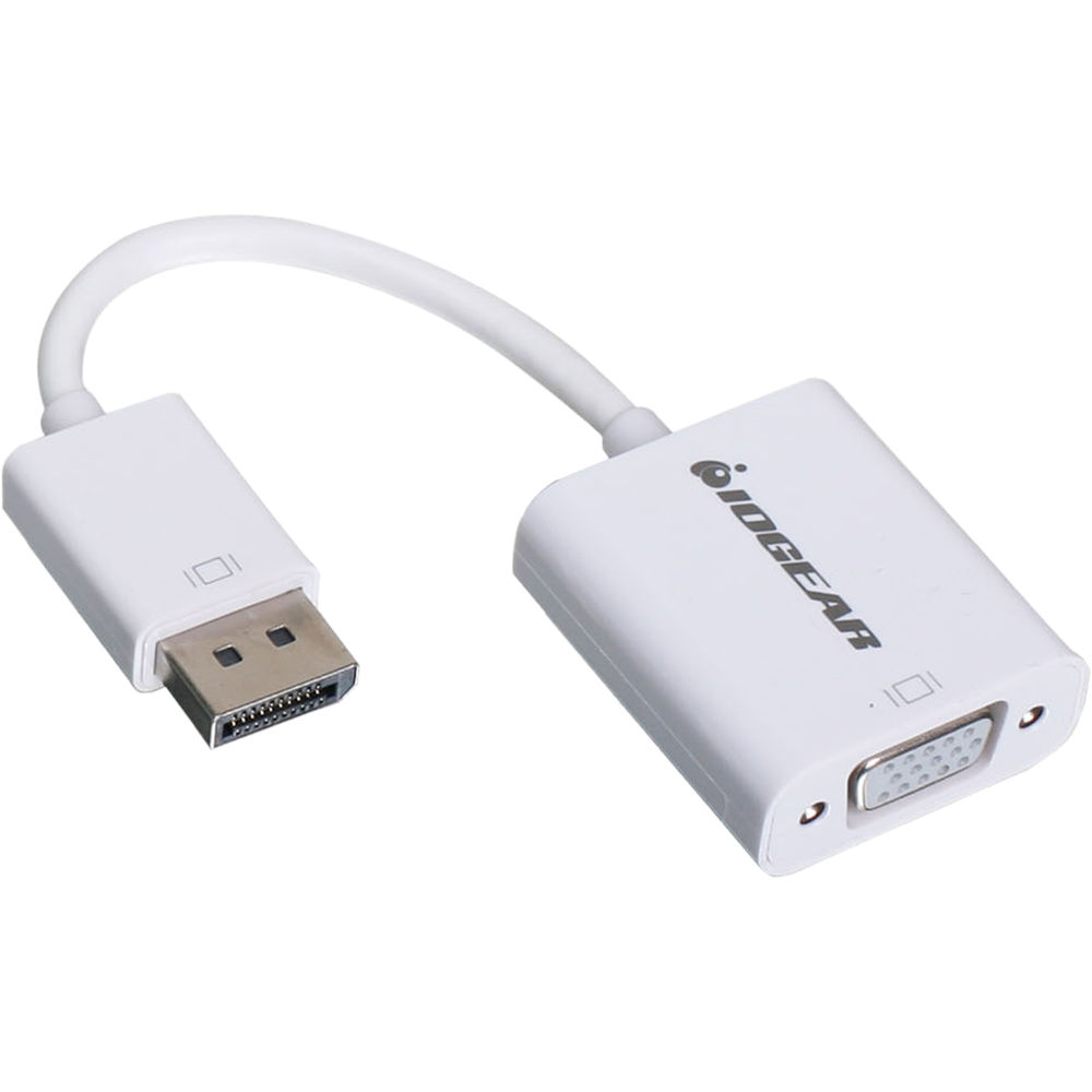 IOGEAR 2-port cable VGA KVM with DisplayPort adapters for dual-system desktop control — view 3