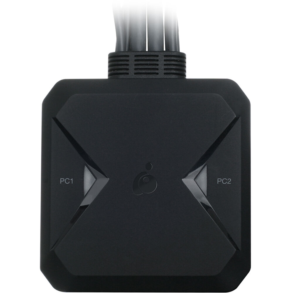 IOGEAR GCS92HU 2-port 4K HDMI KVM switch for sharing one monitor, keyboard, and mouse between two PCs — view 3