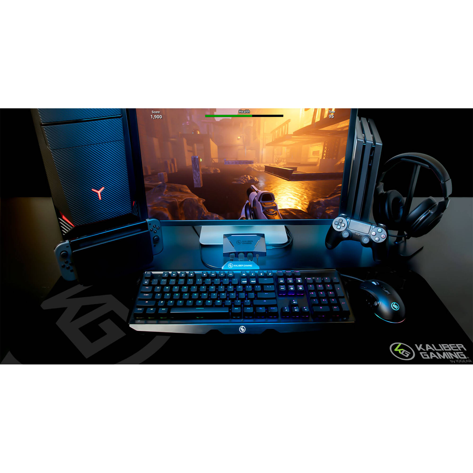 IOGEAR GES1337 keyboard and mouse switch for PC, PS4, Xbox One, and Nintendo Switch, TAA compliant — view 11