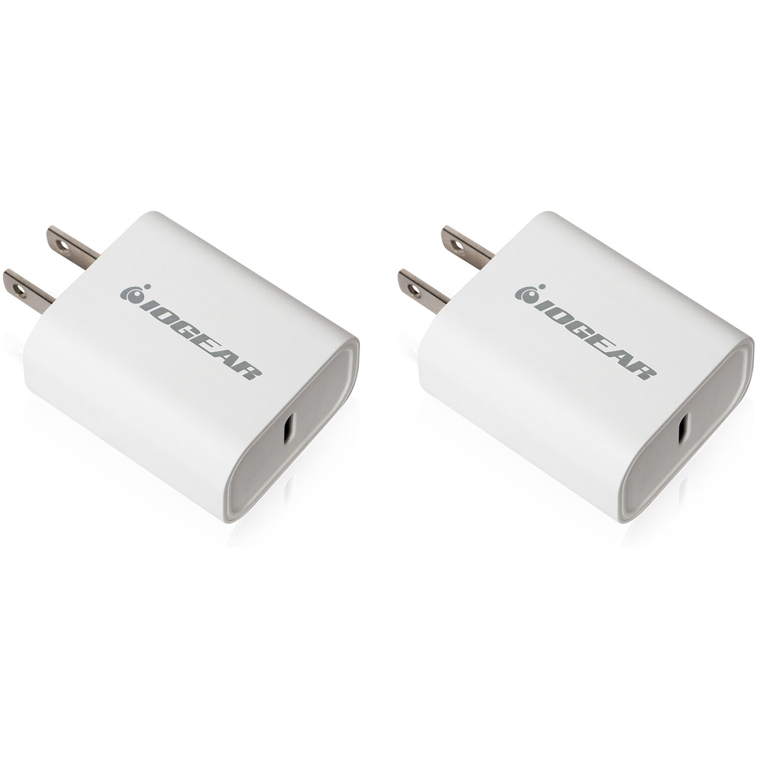 IOGEAR GearPower 20W USB-C charger 2-pack for phones and tablets — view 3