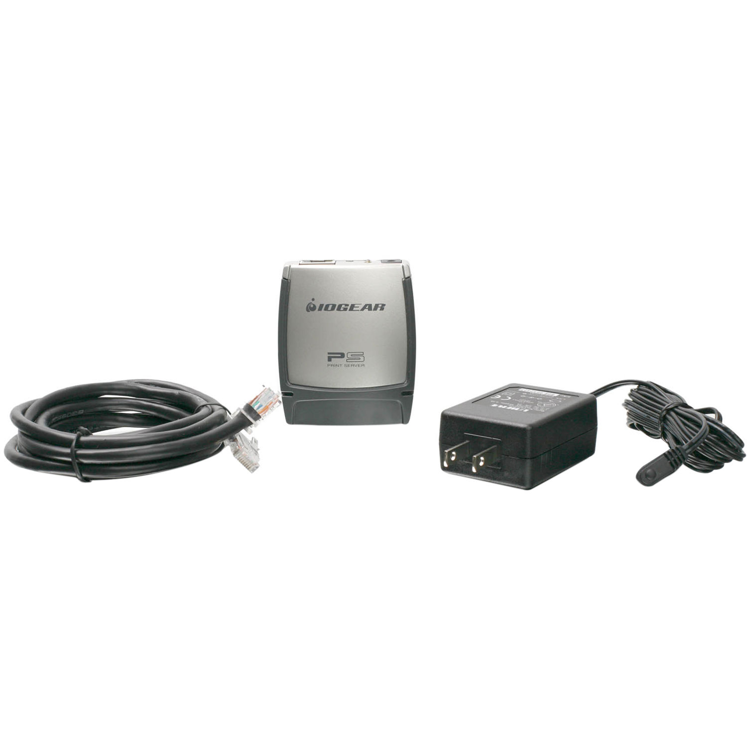 IOGEAR GPSU21 USB 2.0 1-port desktop print server for sharing one printer over Ethernet — view 4