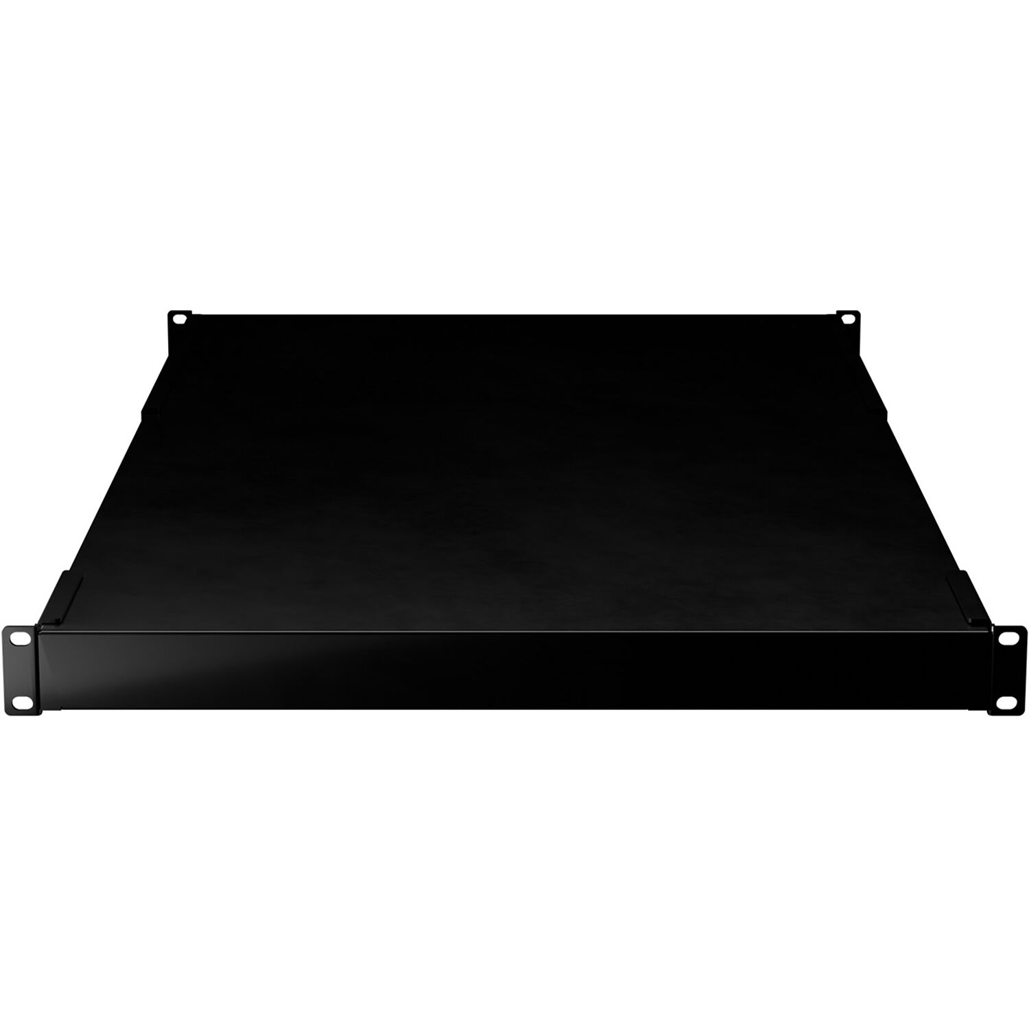IOGEAR GRSH02 adjustable depth fixed server rack cabinet shelf for heavy-duty equipment support — view 2