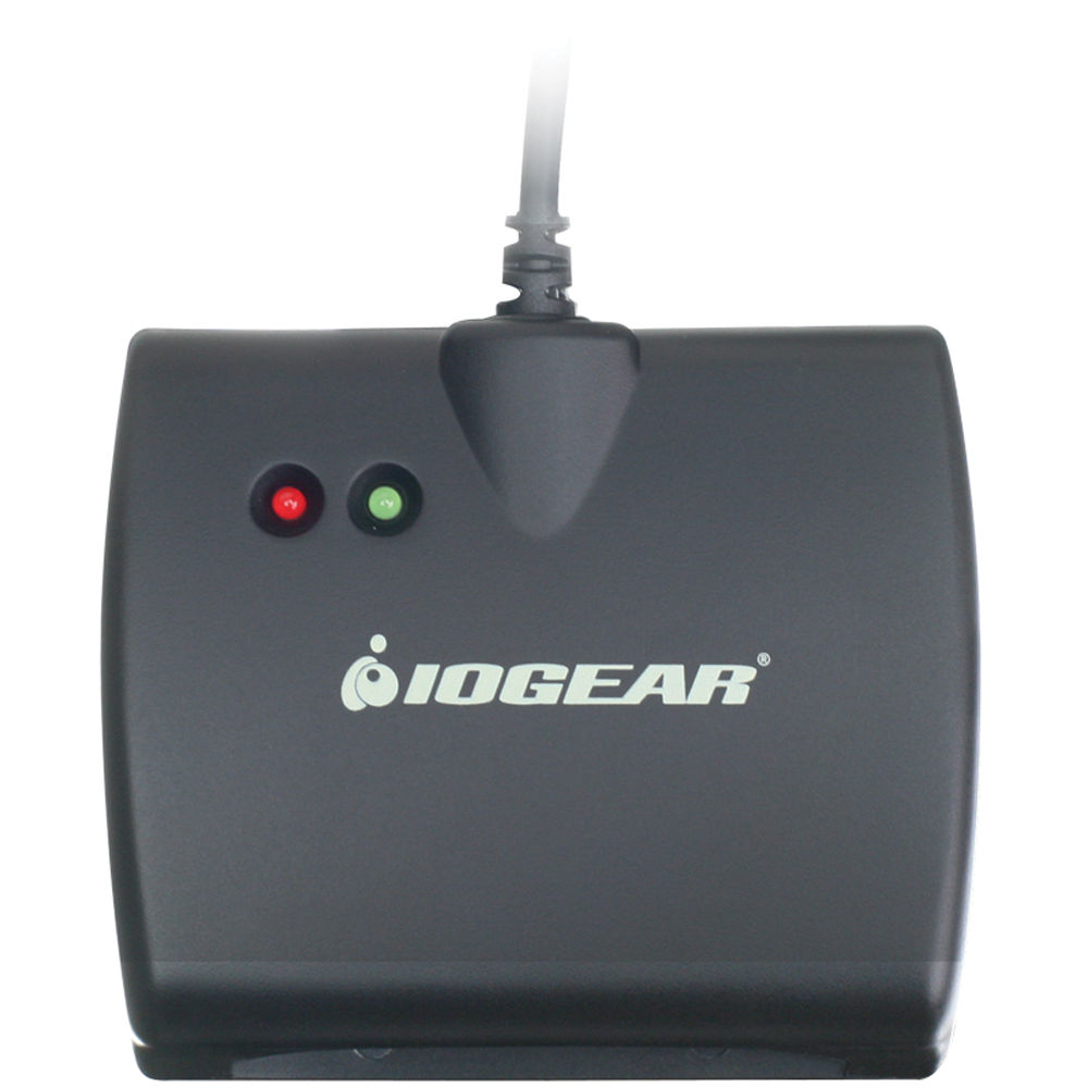 IOGEAR GSR202 USB smart card reader for contact smart card authentication — view 3