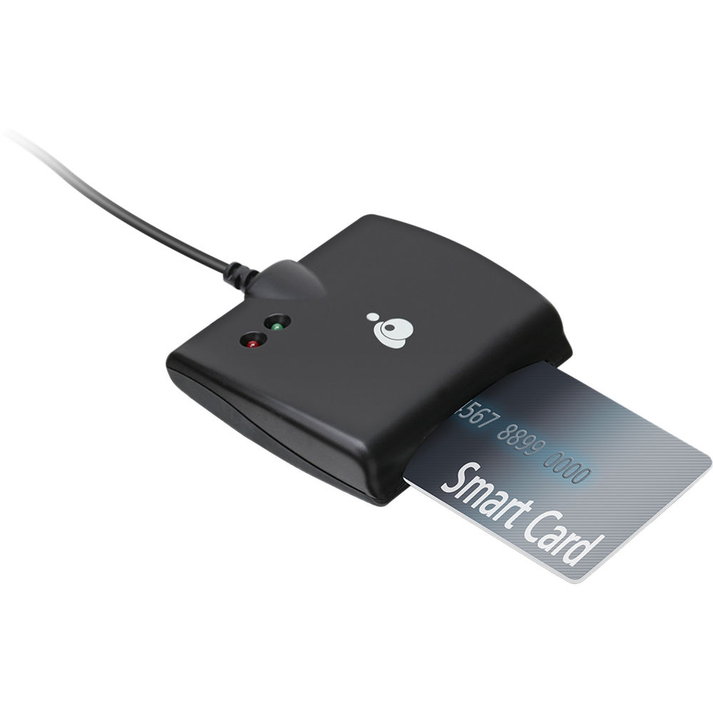 IOGEAR GSR205 USB-C CAC reader for secure smart card authentication — view 2